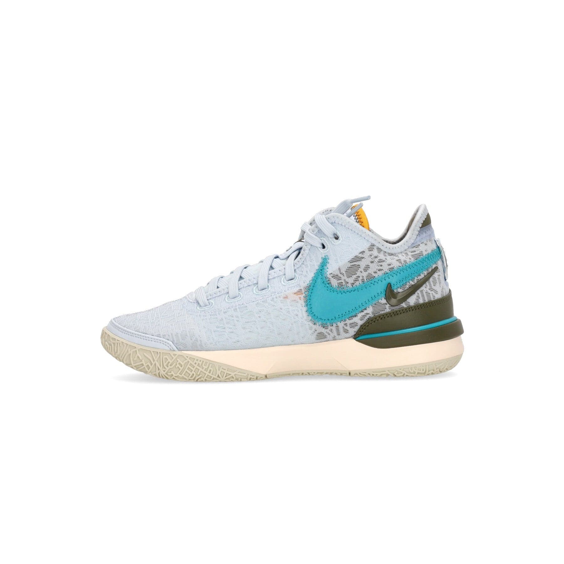 NIKE NBA Scarpa Basket Uomo Zoom Lebron Nxxt Gen Blue Tint/teal Nebula/guava Ice - 7