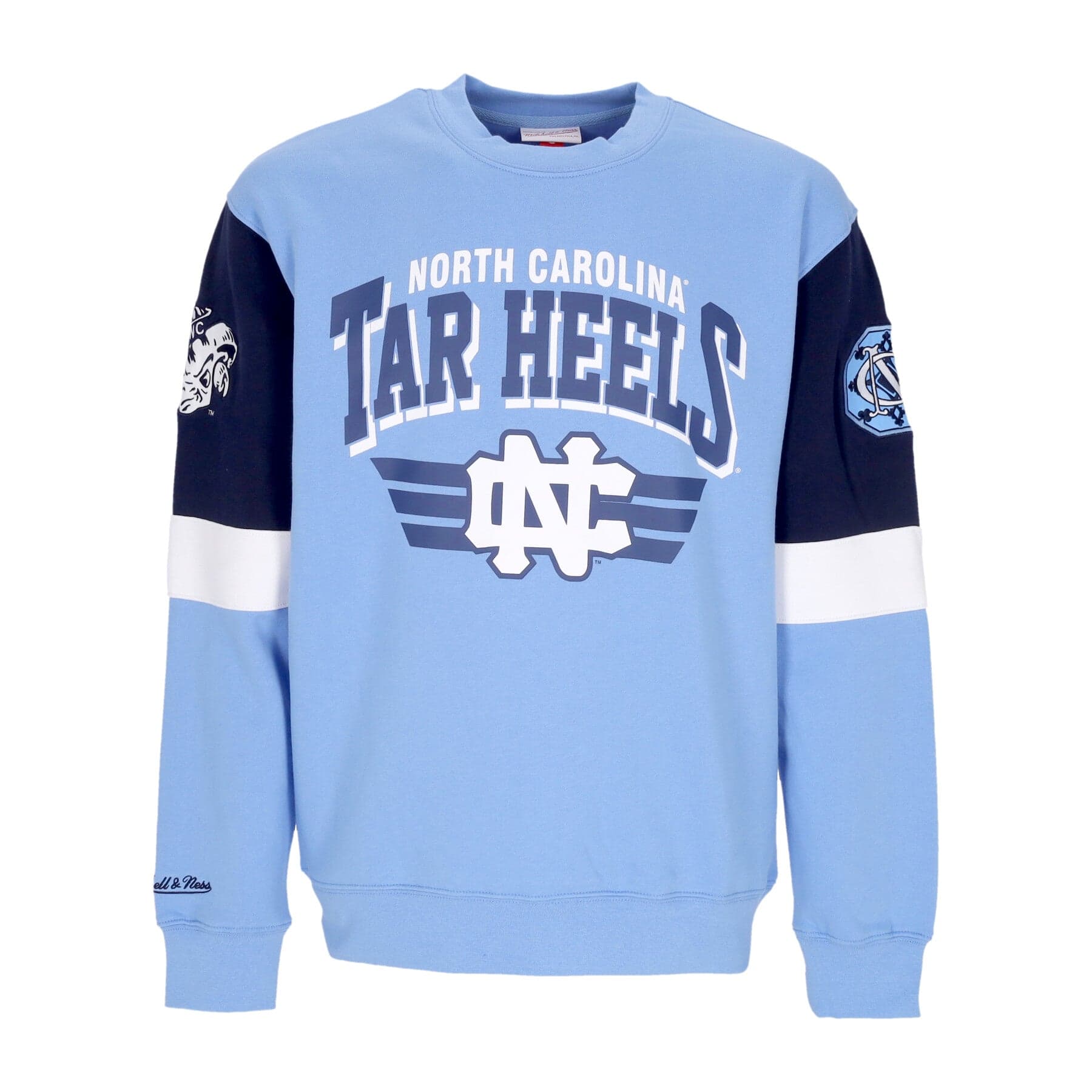 MITCHELL &amp; NESS Felpa Girocollo Uomo Ncaa All Over Crew 3.0 Unchee Original Team Colors - 5