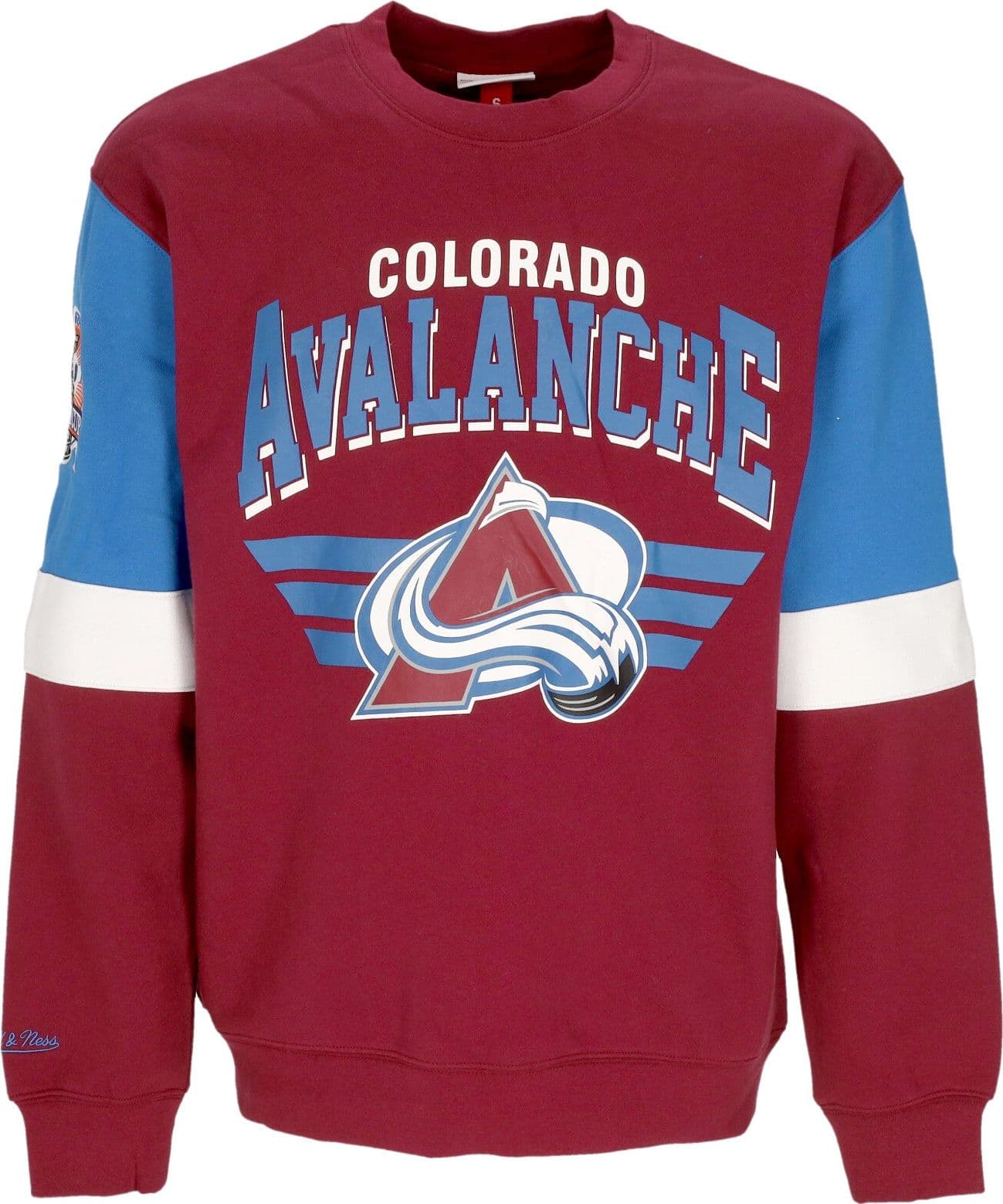 MITCHELL &amp; NESS Felpa Girocollo Uomo Nhl All Over Crew 3.0 Colava Original Team Colors - 4