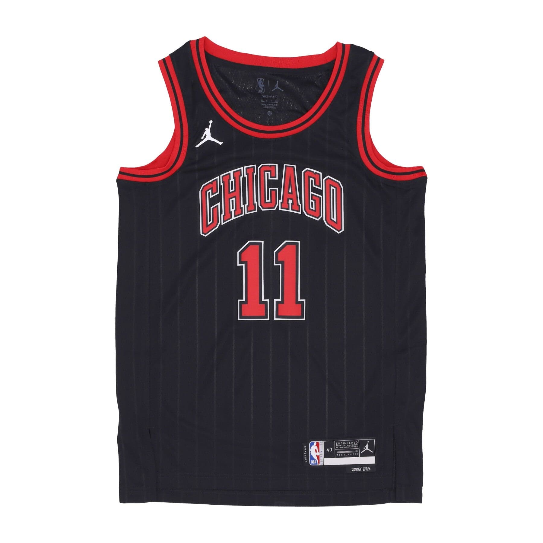 JORDAN NBA Canotta Uomo Nba Dri Fit Swingman Jersey Statement Edition No 11 Demar Derozan Chibul Black - 4
