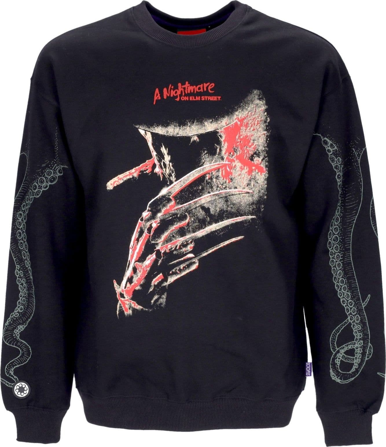 OCTOPUS Felpa Girocollo Uomo Nightmare Freddy's Sc Crewneck Horror Pack Black