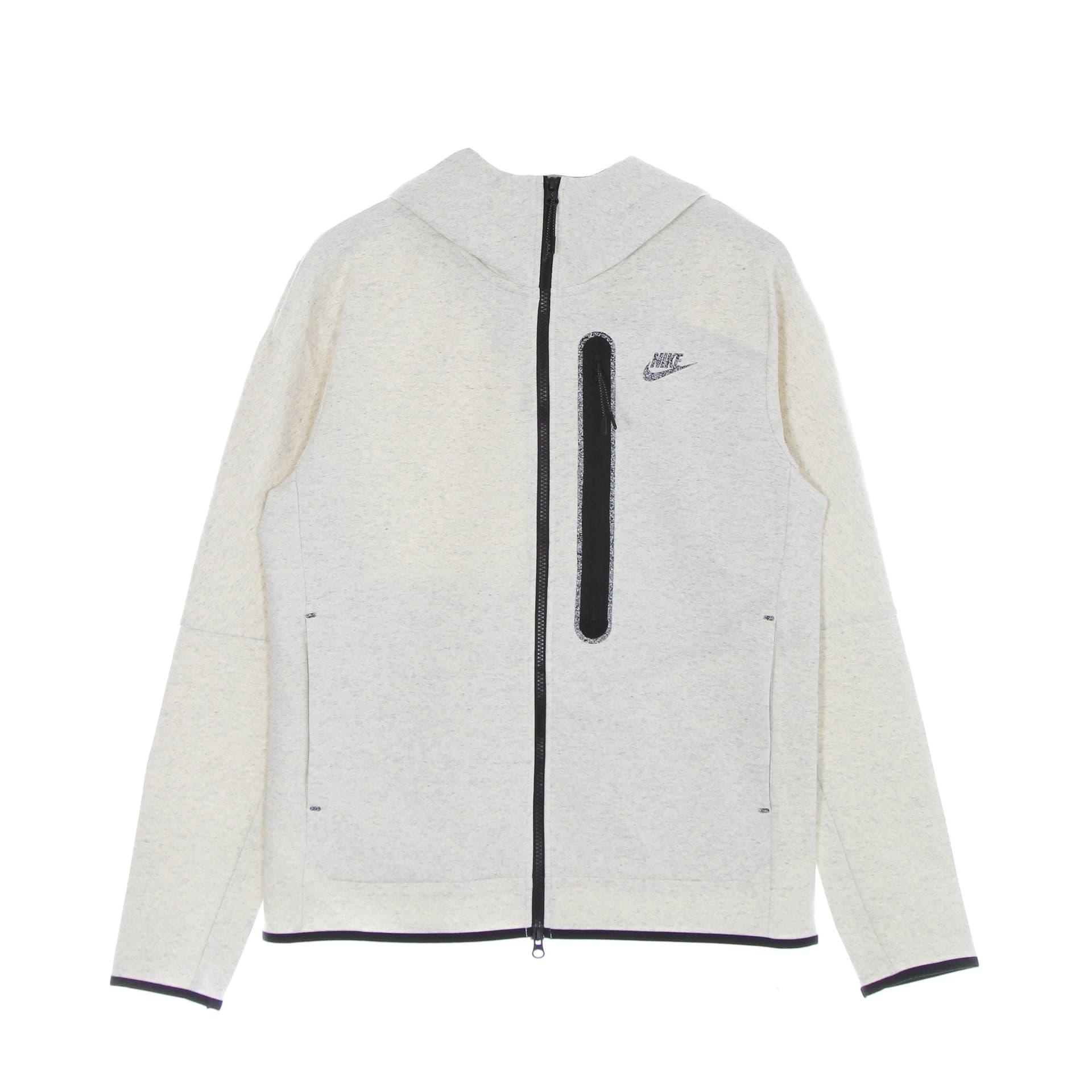 Nike Felpa Leggera Cappuccio Zip Uomo Tech Fleece Full Zip Hoodie Revival White/htr - 5