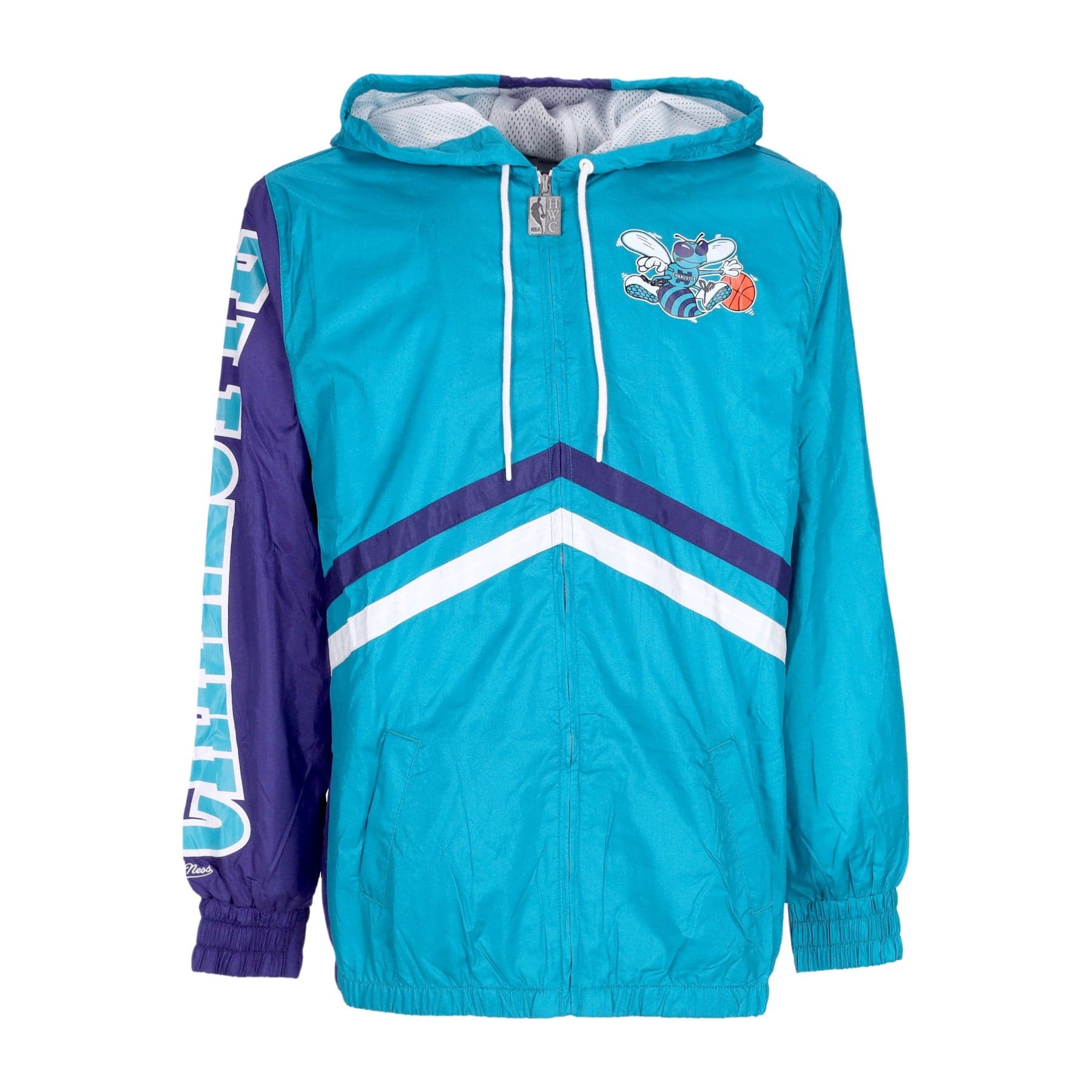 MITCHELL &amp; NESS Giacca a Vento Uomo Nba Undeniable Full Zip Windbreaker Hardwood Classics Chahor Blue - 4