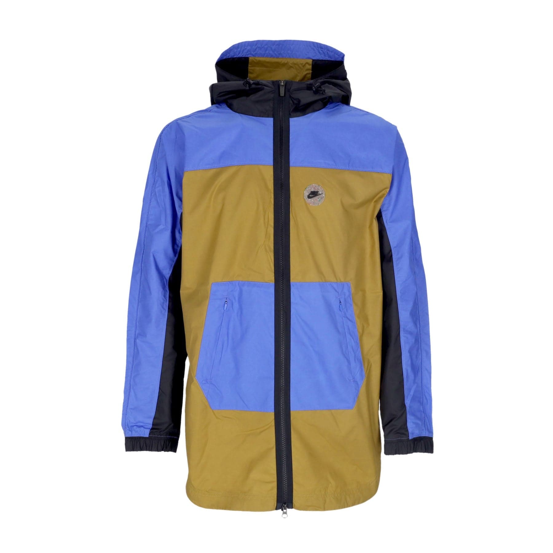 Nike Giacca a Vento Uomo Sportswear Woven Utility Jacket Golden Moss/medium Blue/black – giallo