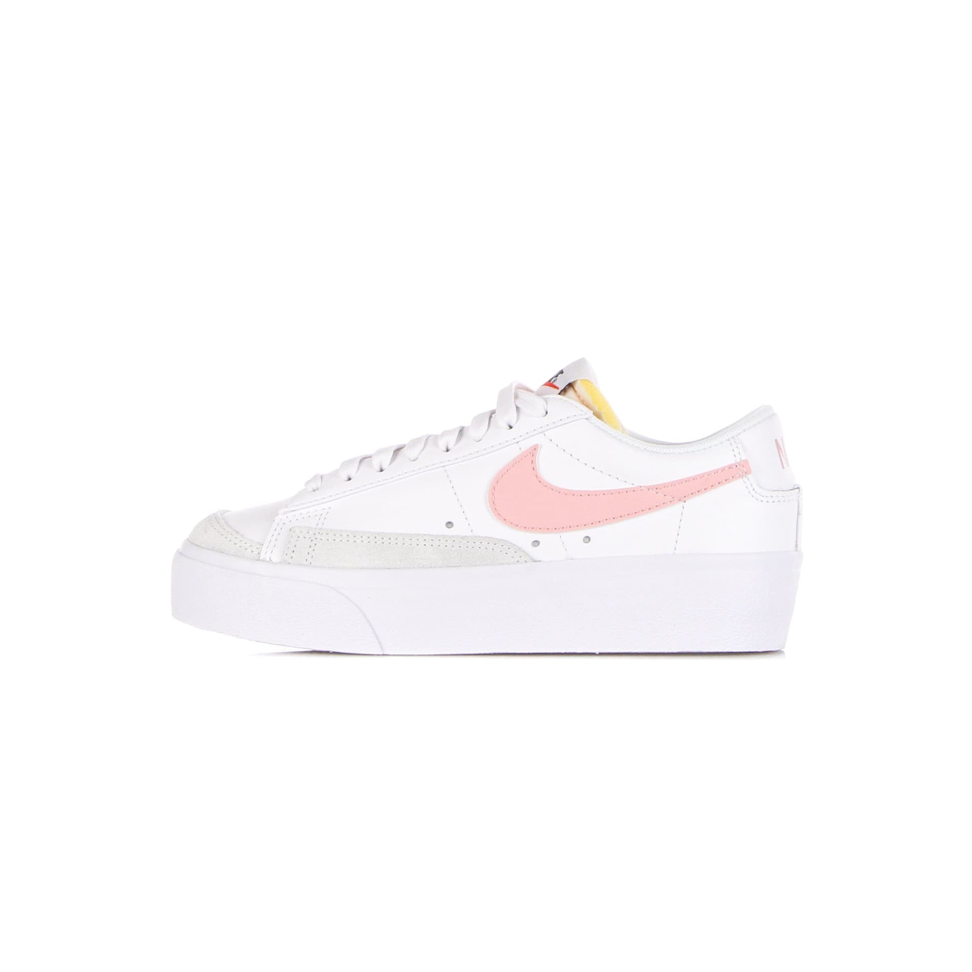 Nike Scarpa Bassa Donna W Blazer Low Platform White/pink Glaze/summit White/black - 14