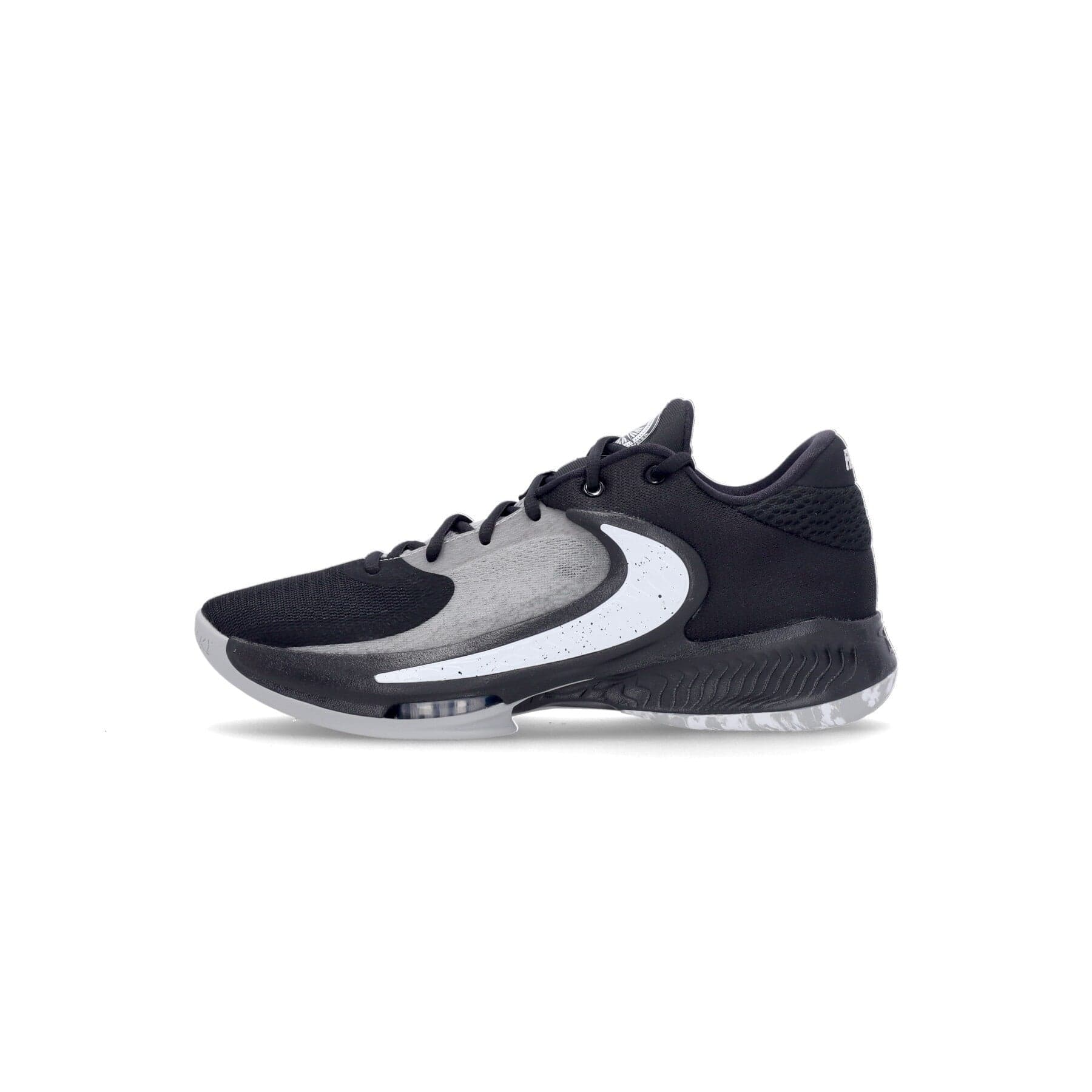 NIKE NBA Scarpa Basket Uomo Zoom Freak 4 Black/white/lt Smoke Grey - 10