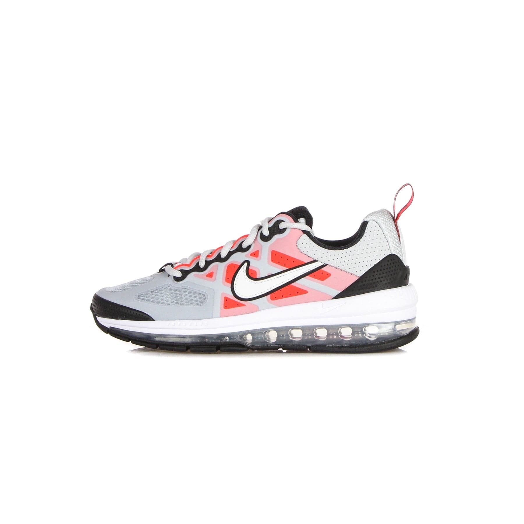 Nike Scarpa Bassa Uomo Air Max Genome Pure Platinum/white/bright Crimson/black - 13