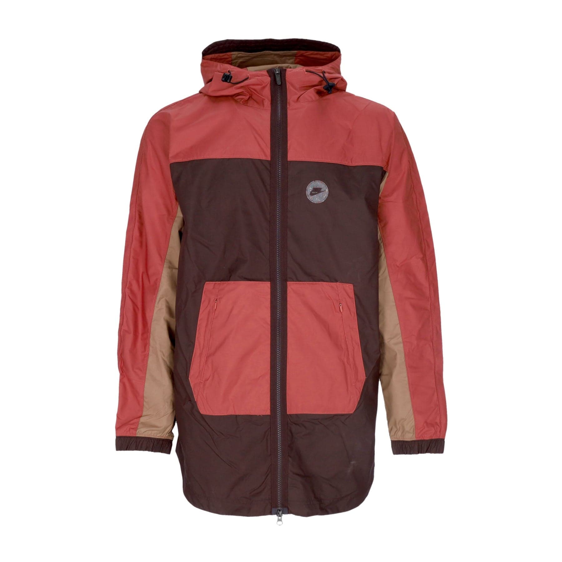Nike Giacca a Vento Uomo Sportswear Woven Utility Jacket Brown Basalt/dk Driftwood/canyon Rust - 4