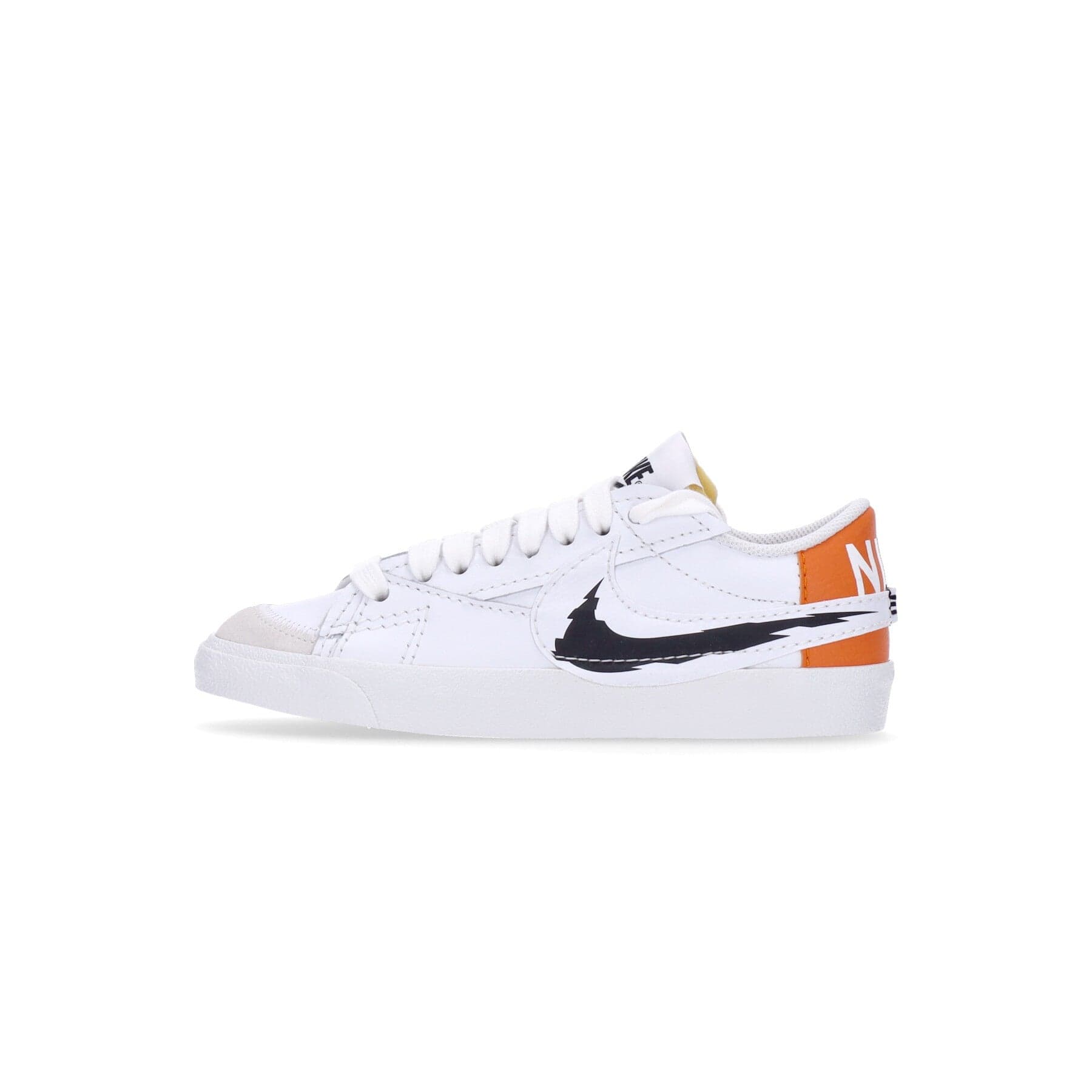 Nike Scarpa Bassa Uomo Blazer Low 77 Jumbo White/black/summit White/magma Orange - 19