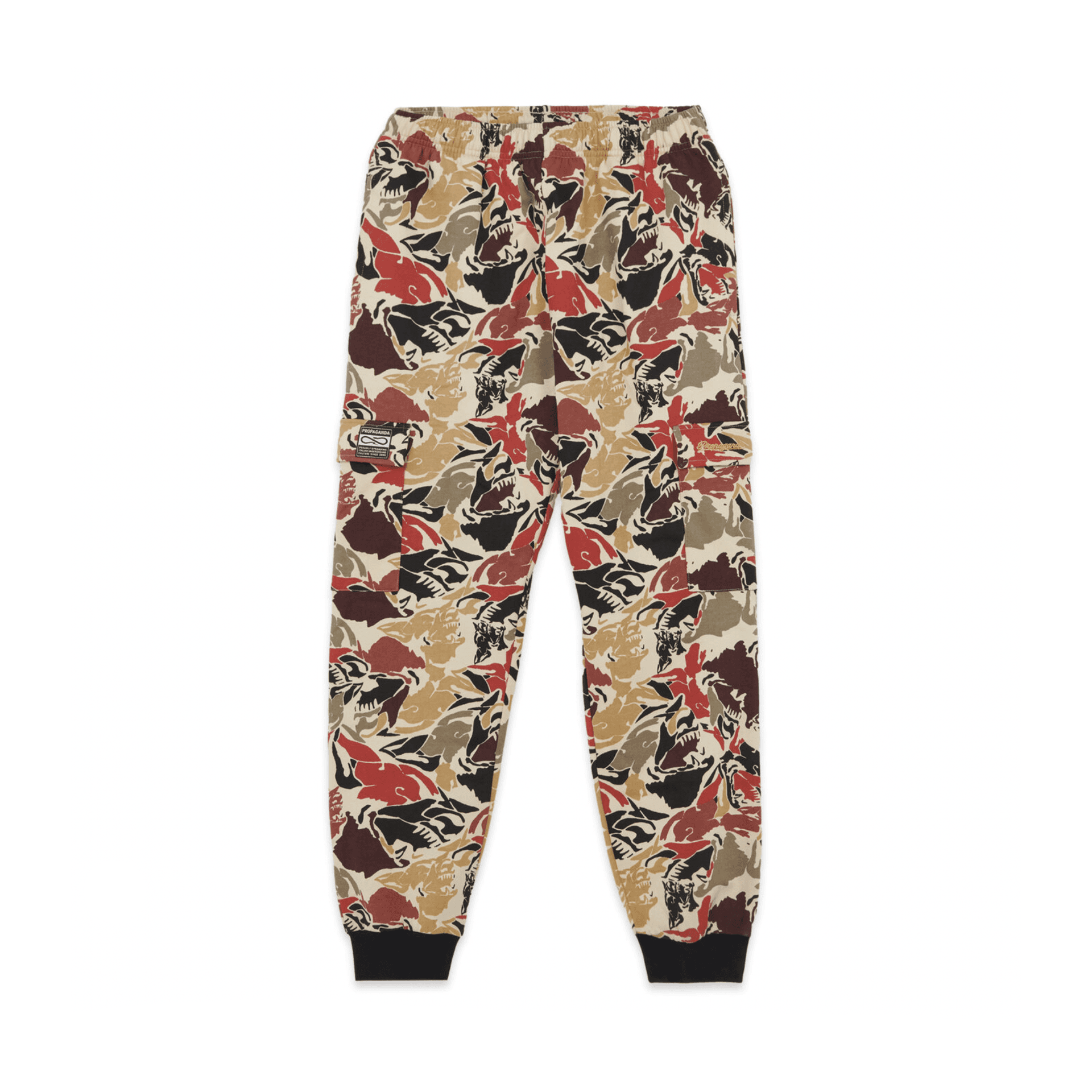 PROPAGANDA Pantalone Tuta Felpato Uomo Signature Cargo Sweat Pant Beware - 3
