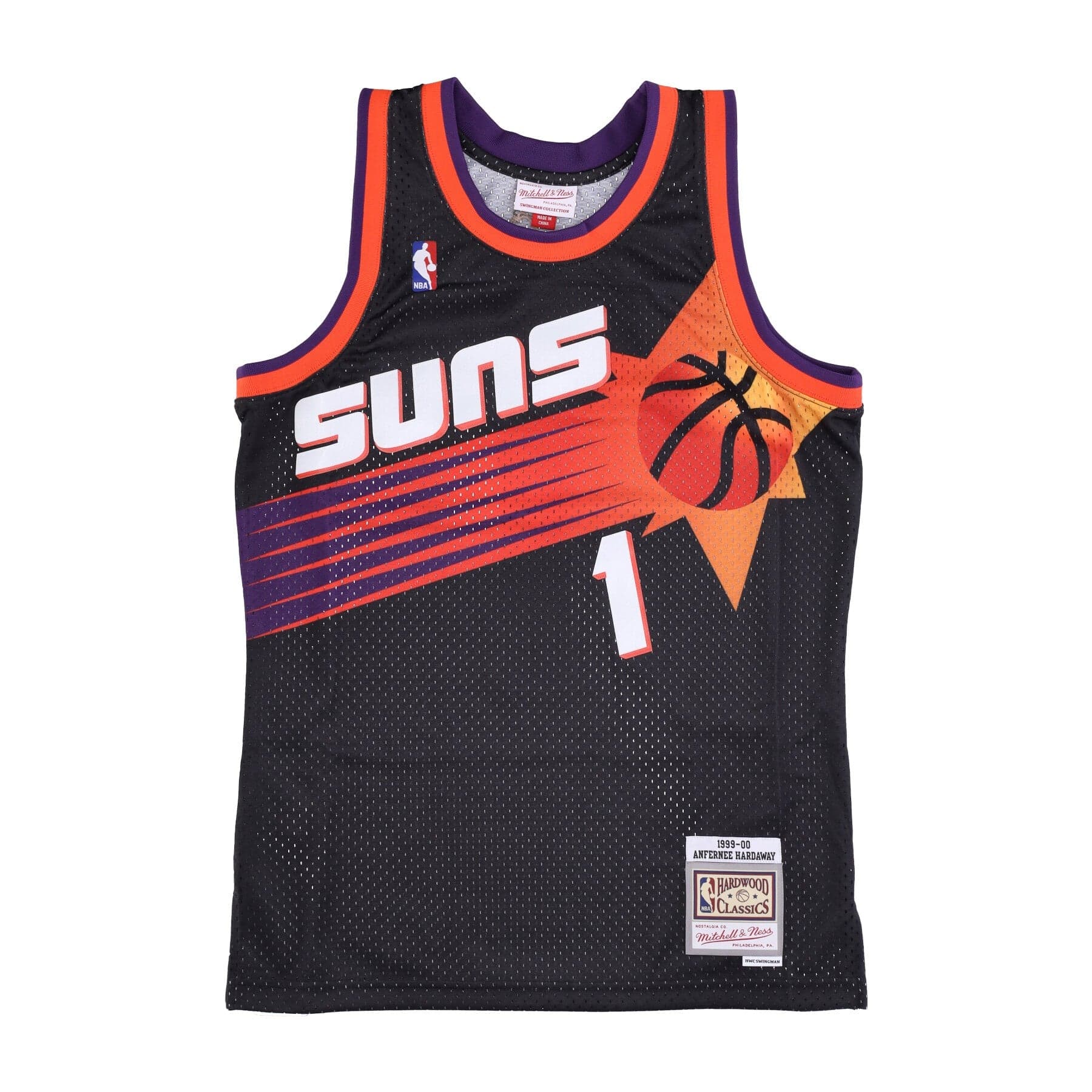 MITCHELL &amp; NESS Canotta Basket Uomo Nba Swingman Jersey Hardwood Classics No 1 Penny Hardaway 1999-00 Phosun Original Team Colors - 6