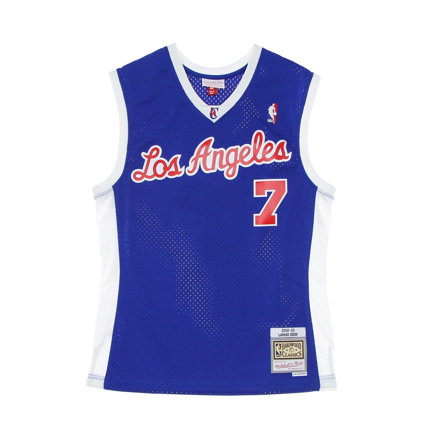 MITCHELL &amp; NESS Canotta Basket Uomo Nba Swingman Jersey Hardwood Classics No 7 Lamar Odom 2002-03 Loscli Original Team Colors - 6