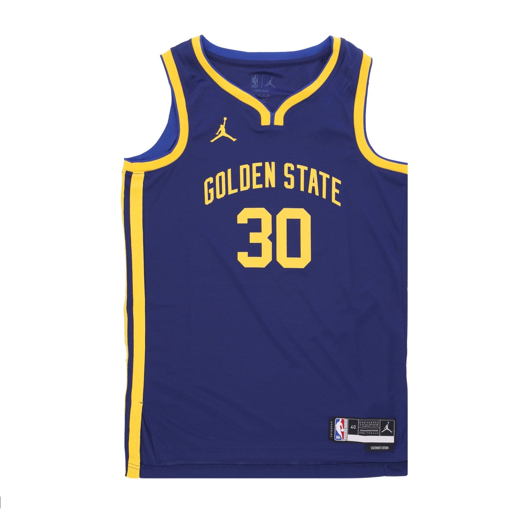 JORDAN NBA Canotta Basket Uomo Nba Statement 22 Dri-fit Swingman Jersey No 30 Stephen Curry Golwar Loyal Blue - 7
