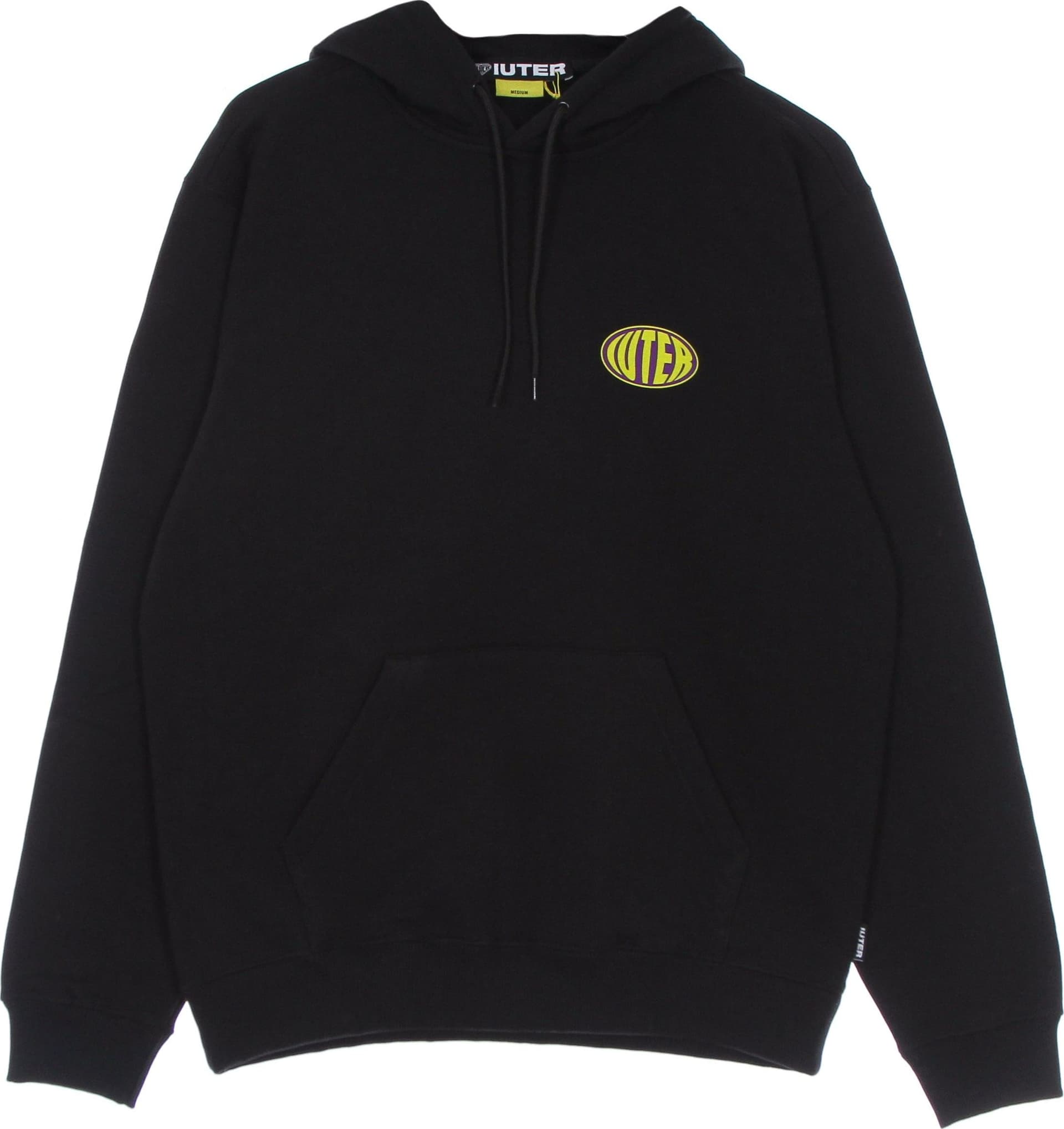 IUTER Felpa Cappuccio Uomo Hungry Hoodie Black – XS – giacca