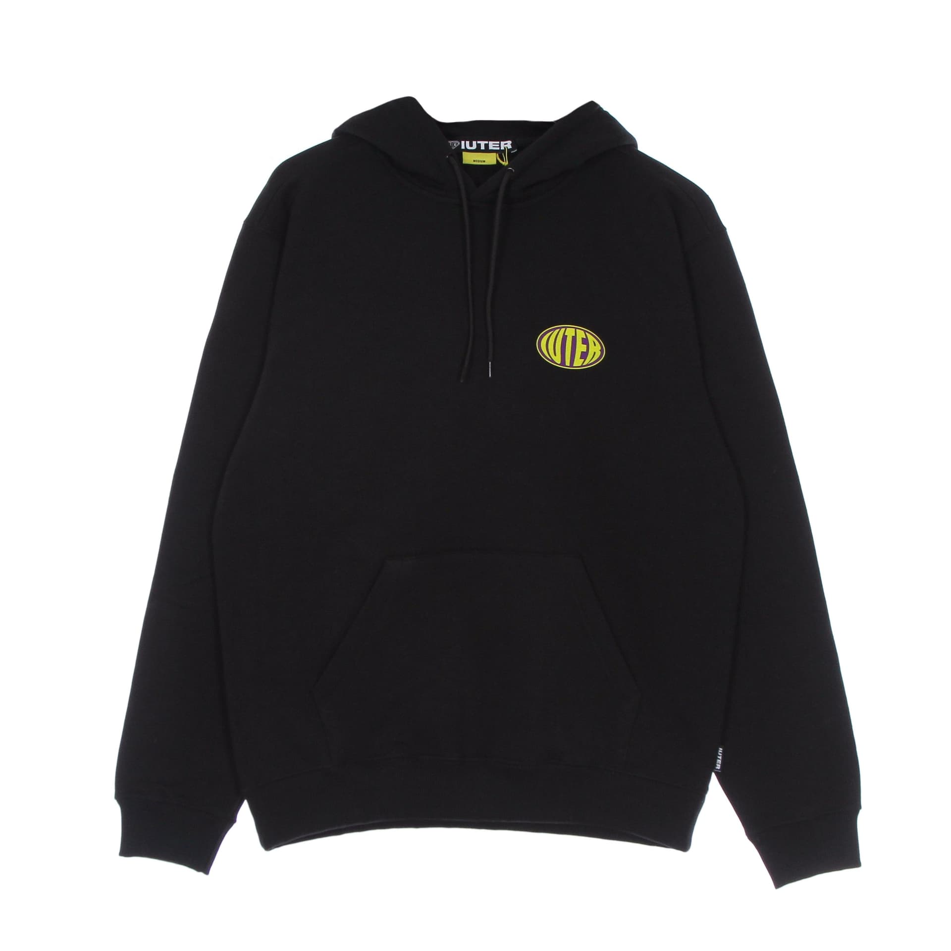 IUTER Felpa Cappuccio Uomo Hungry Hoodie Black - 6