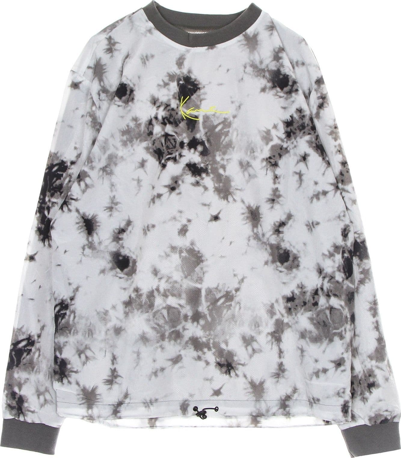 KARL KANI Felpa Leggera Girocollo Uomo Small Signature Pixelprint Crew Grey - 5