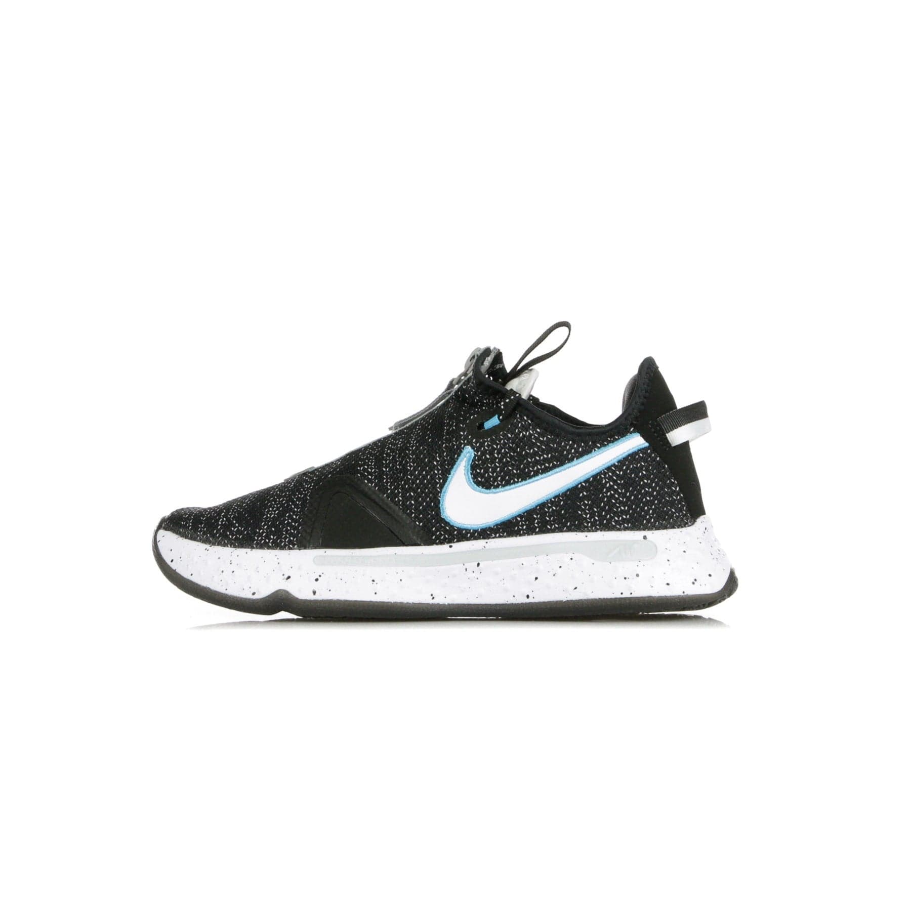 NIKE NBA Scarpa Bassa Uomo Pg 4 Black/white/wolf Grey/blue Fury - 14