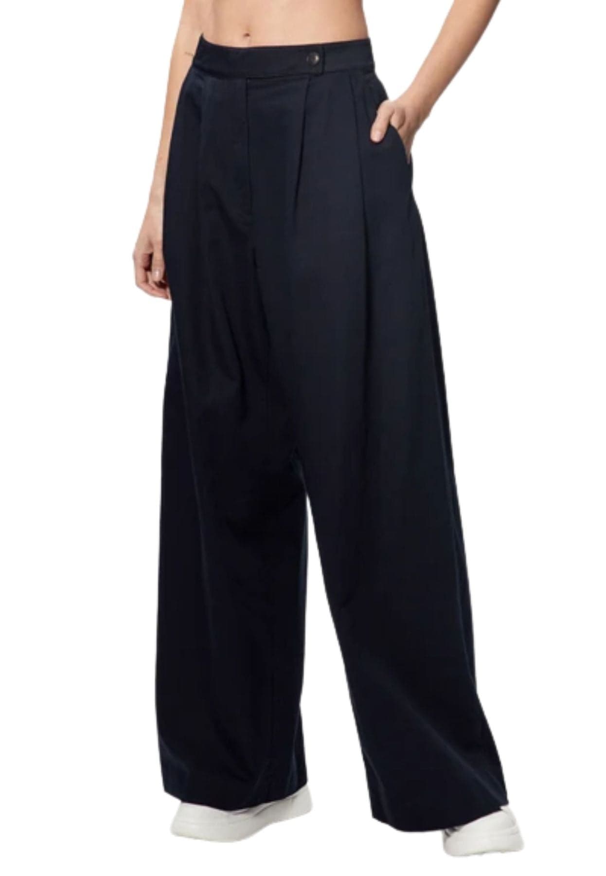 Tommy Hilfiger  Pantaloni WIDE LEG CO BLEND PANT - 6