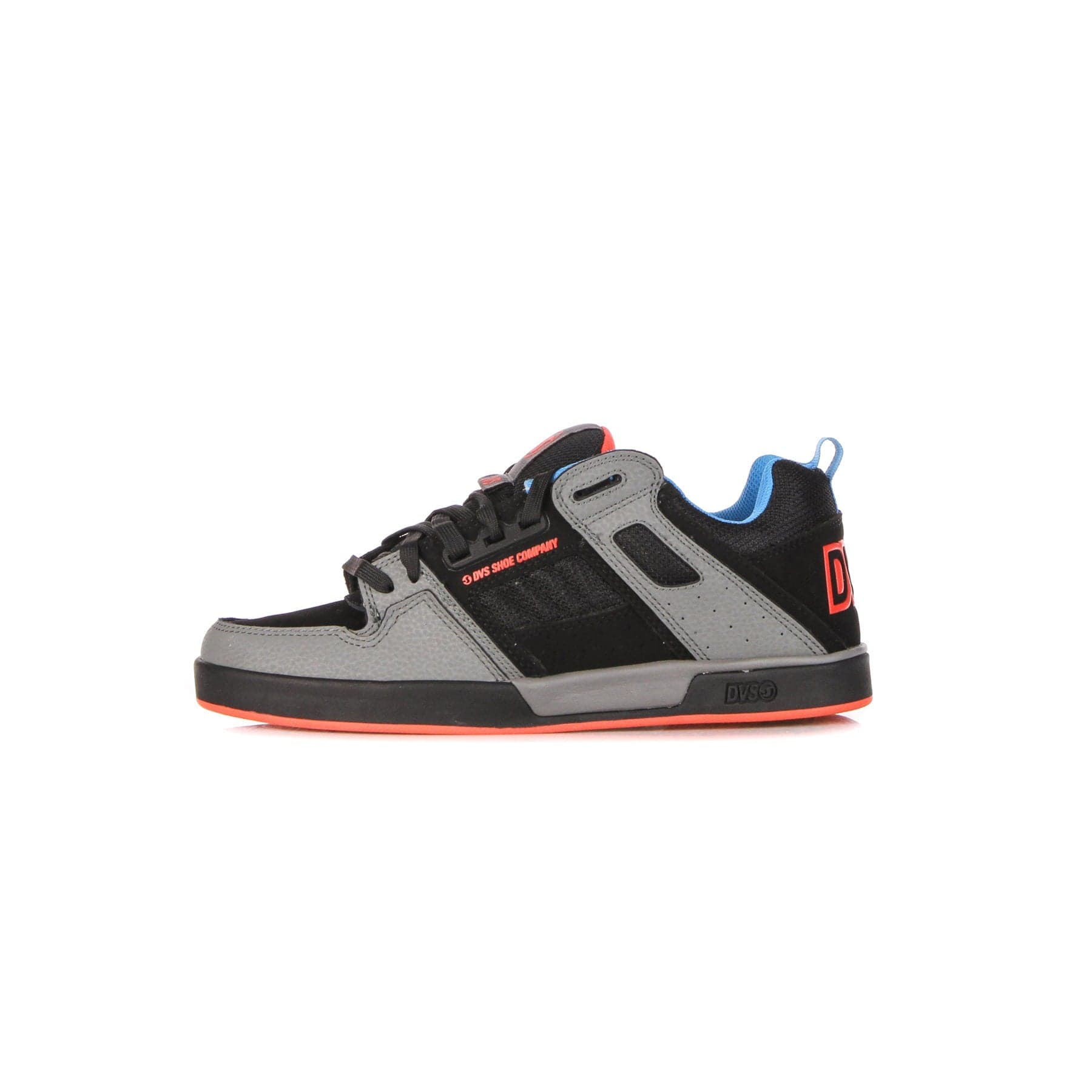DVS Scarpe Skate Uomo Comanche 2.0+ Charcoal/black/fiery Red/blue/nubuck - 13