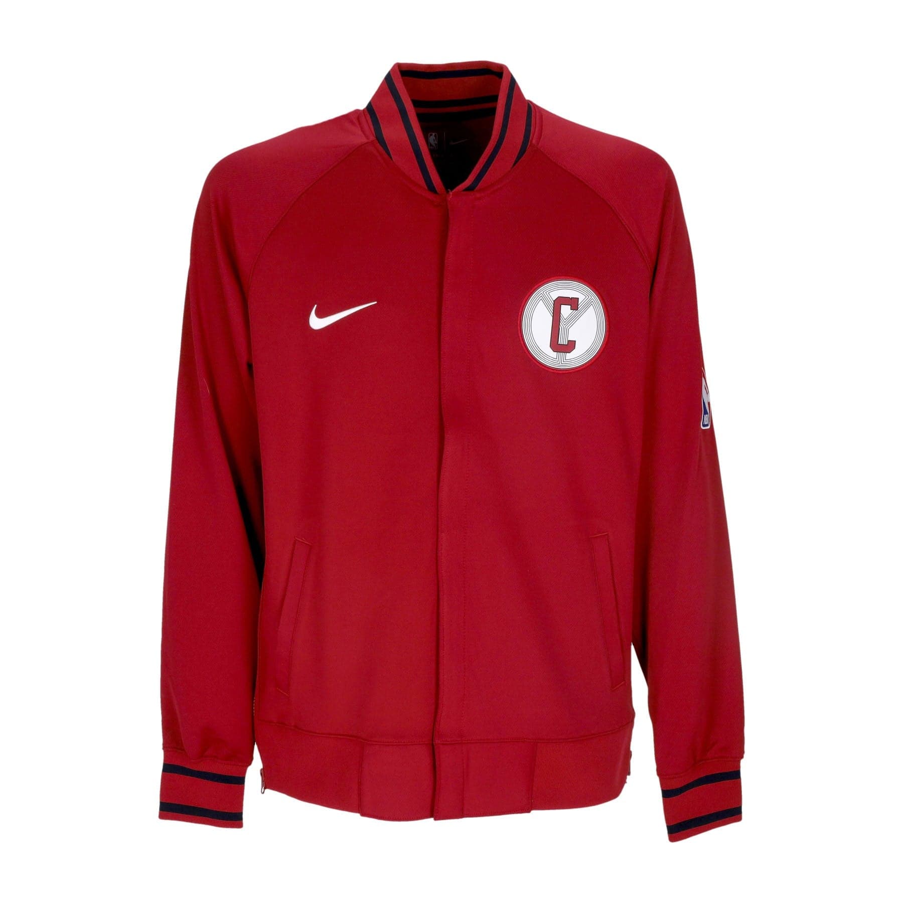 NIKE NBA Felpa Leggera College Uomo Nba City Edition Dri-fit Showtime Full-zip Jacket Chibul Team Crimson/team Crimson/white - 4