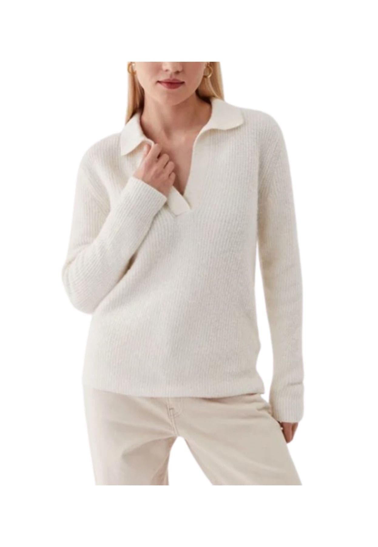 calvin klein  MAGLIONE ALPACA POLO-NK SWEATER - 4