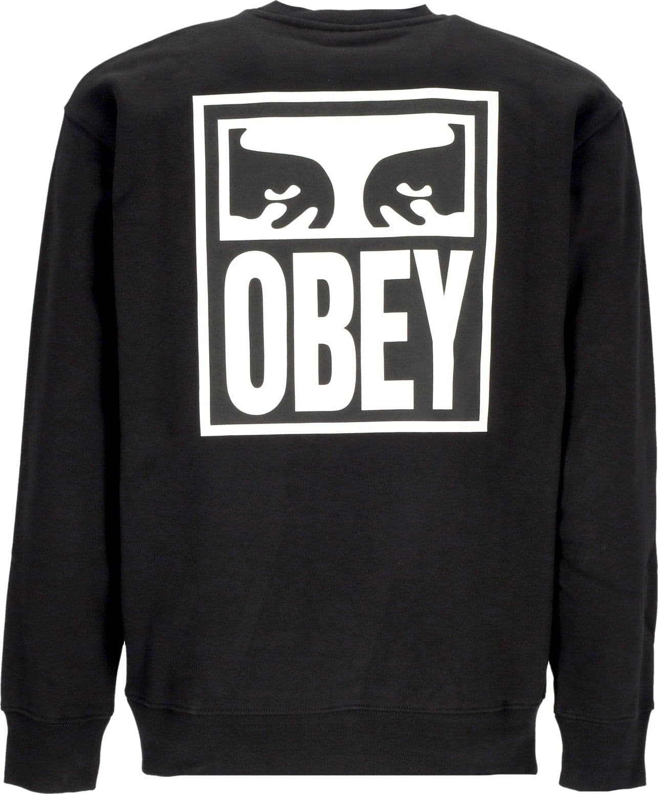OBEY Felpa Girocollo Uomo Eyes Icon Crew Premium Fleece Black – XL – giacca