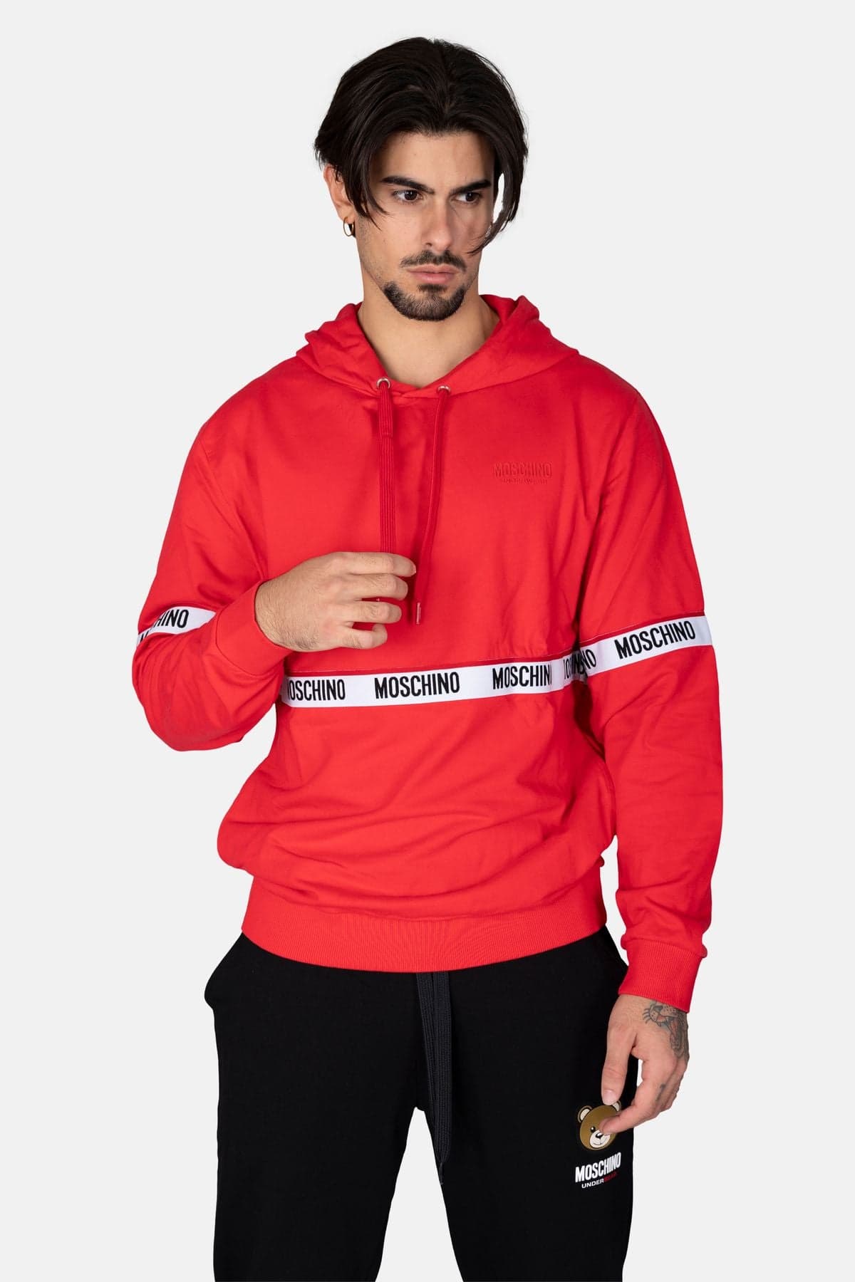 moschino  FELPA BANDA LOGATA - 5