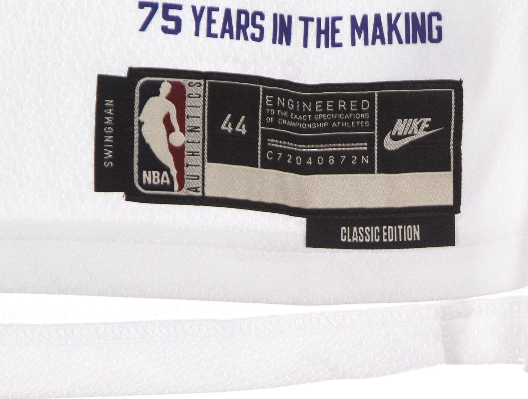 NIKE NBA Canotta Basket Uomo Nba Dri Fit Swingman Jersey Year Zero No 9 Rj Barrett Neykni White – XS – classico