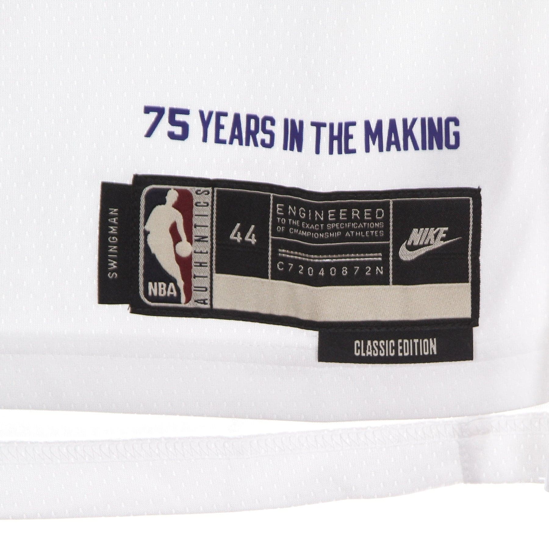 NIKE NBA Canotta Basket Uomo Nba Dri Fit Swingman Jersey Year Zero No 9 Rj Barrett Neykni White - 6