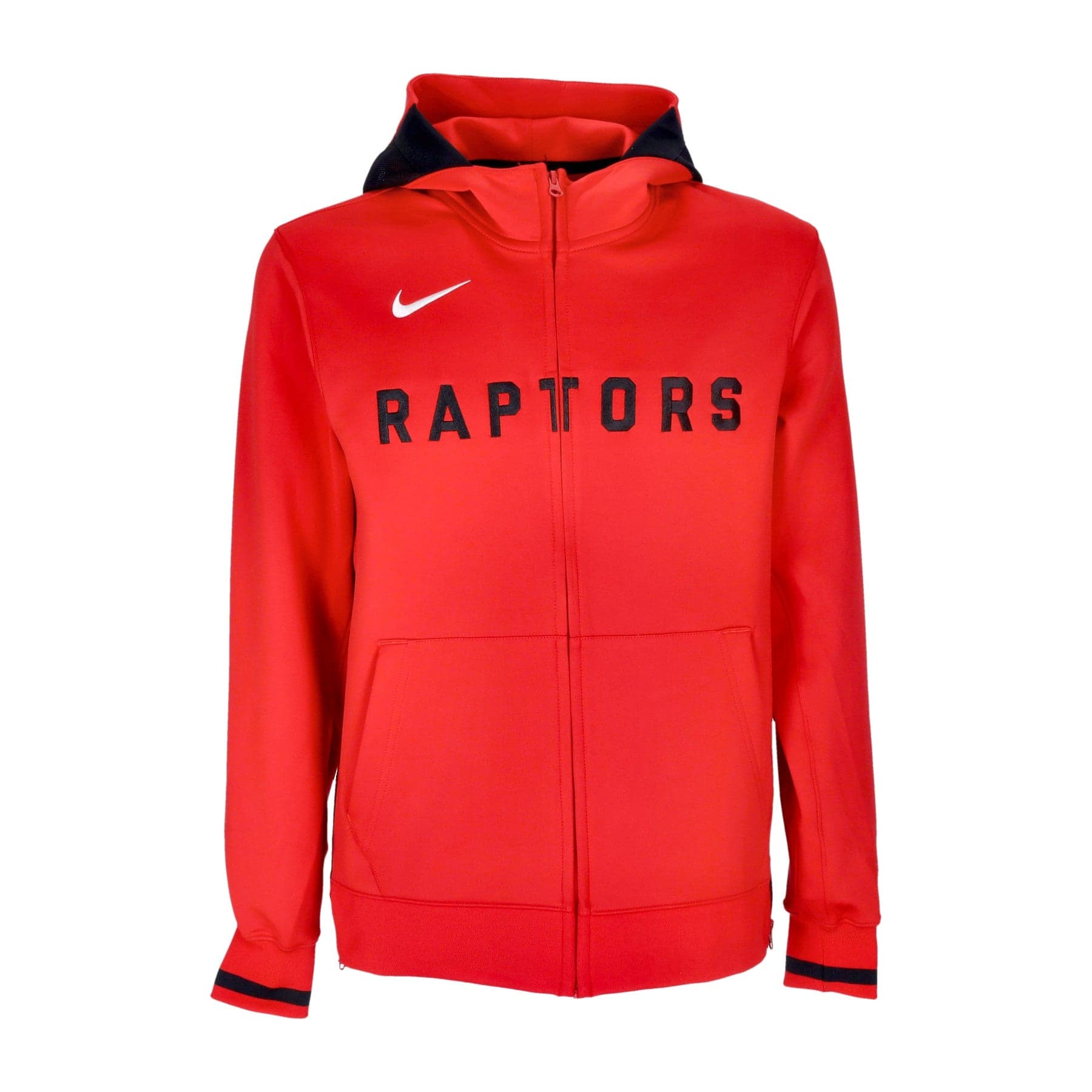 NIKE NBA Felpa Leggera Cappuccio Zip Uomo Nba Dri-fit Showtime Hoodie Full-zip Torrap University Red/black/white - 3