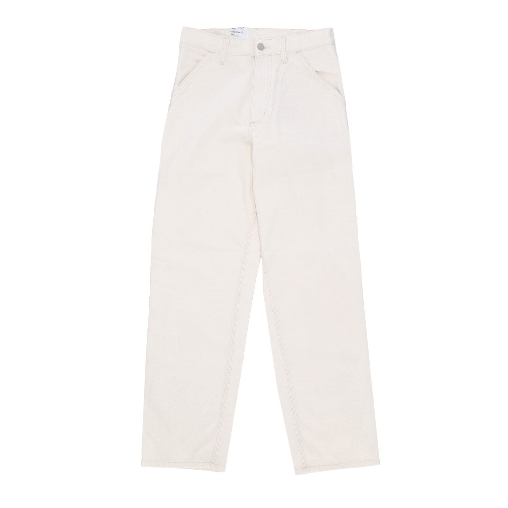 CARHARTT WIP Jeans Uomo Single Knee Pant White Rinsed - 3