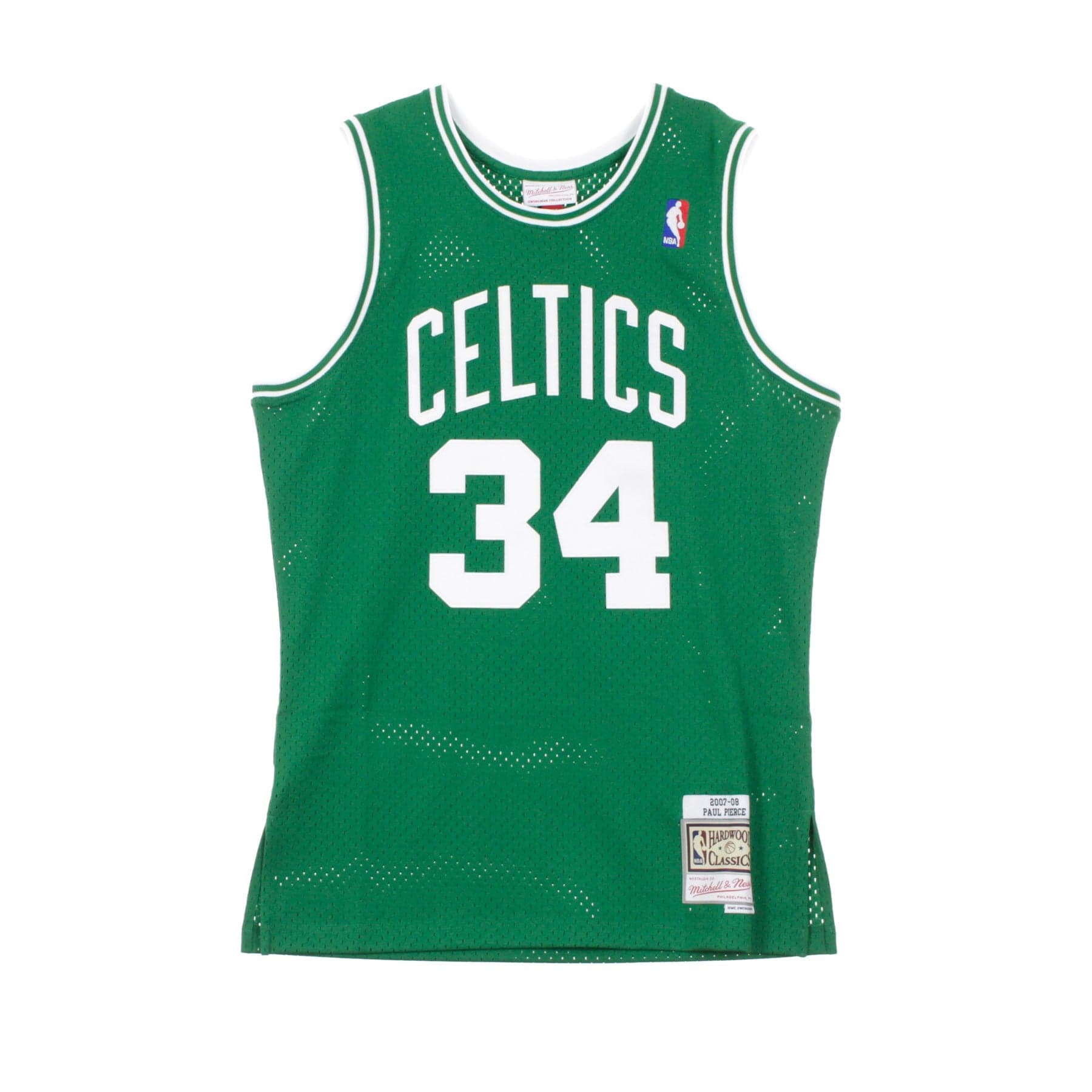 MITCHELL &amp; NESS Canotta Basket Uomo Nba Swingman Jersey Hardwood Classics No 34 Paul Pierce 2007-08 Boscel Road Original Team Colors - 4