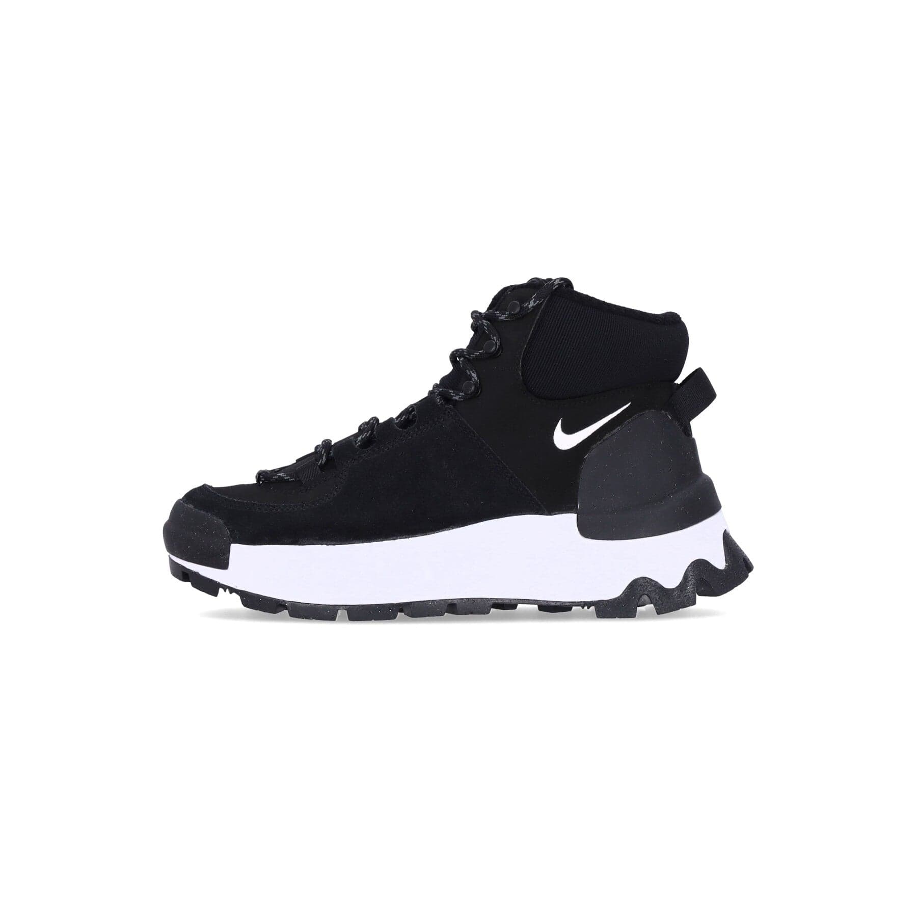 Nike Scarponcino Alto Donna W City Classic Boot Black/white/black - 7