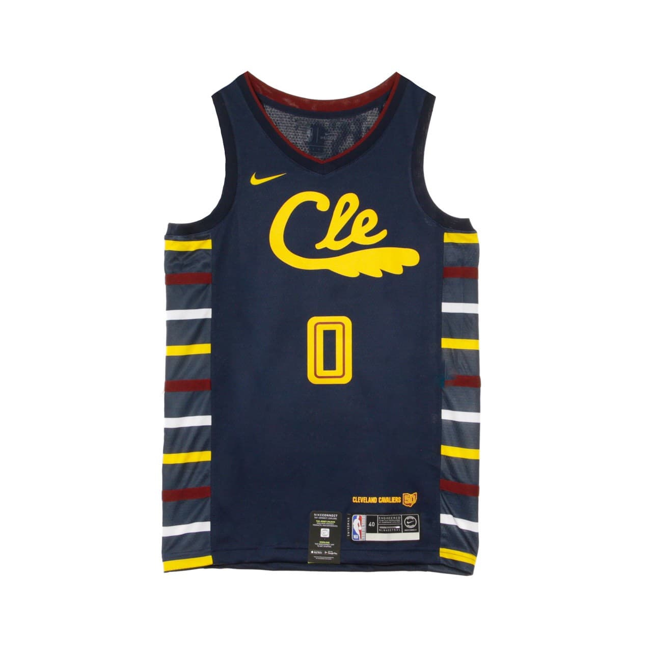 NIKE NBA Canotta Basket Uomo Nba Swingman Jersey City Edition No 0 Kevin Love Clecav College Navy - 6