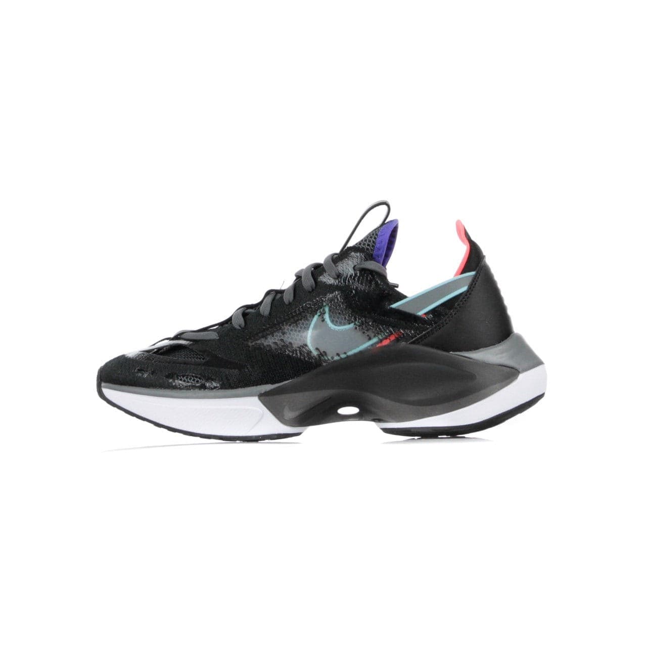 Nike Scarpa Bassa Uomo N110 D/ms/x Black/dark Grey/red Orbit/rush Violet