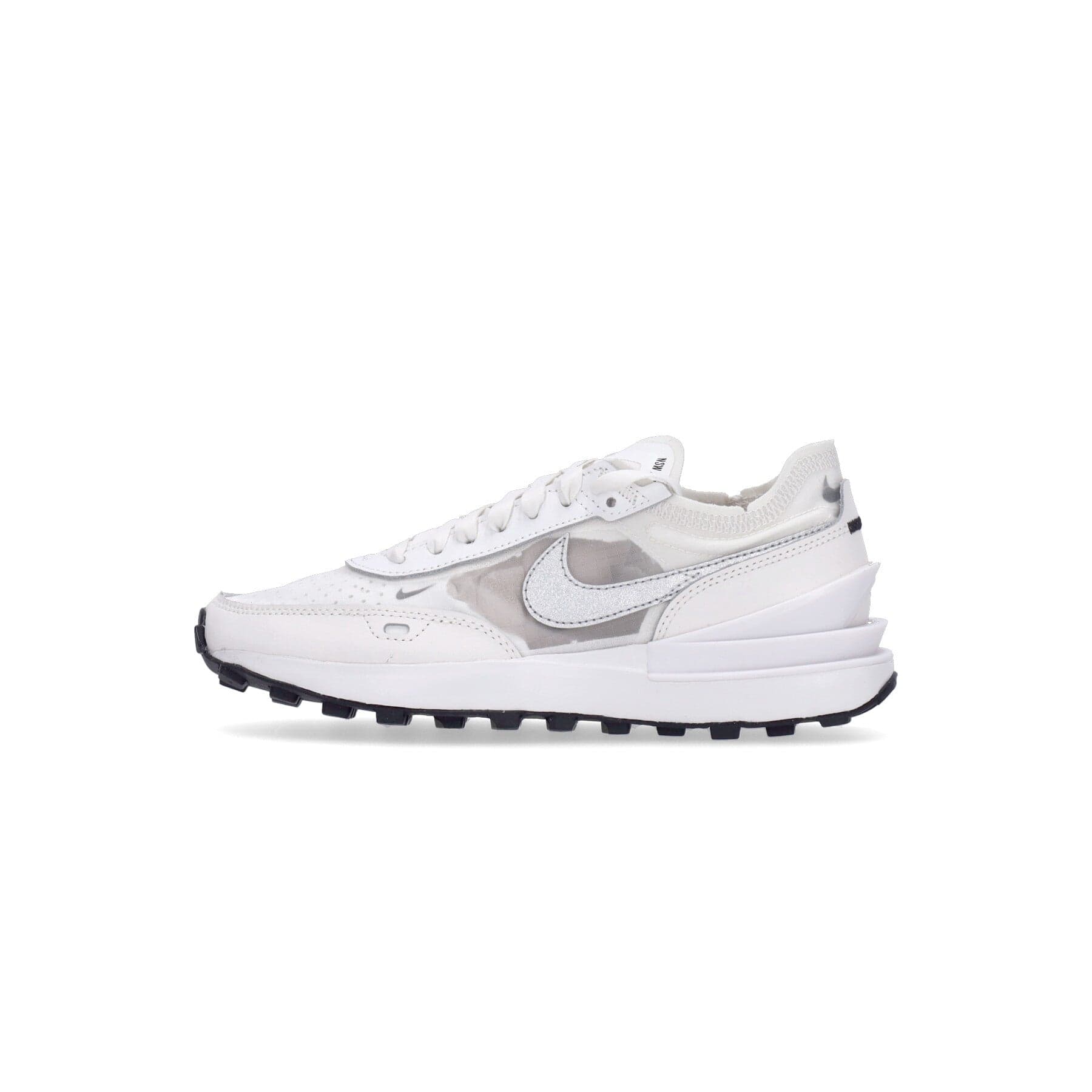 Nike Scarpa Bassa Donna W Waffle One Essential Summit White/metallic Silver/sail/black - 10