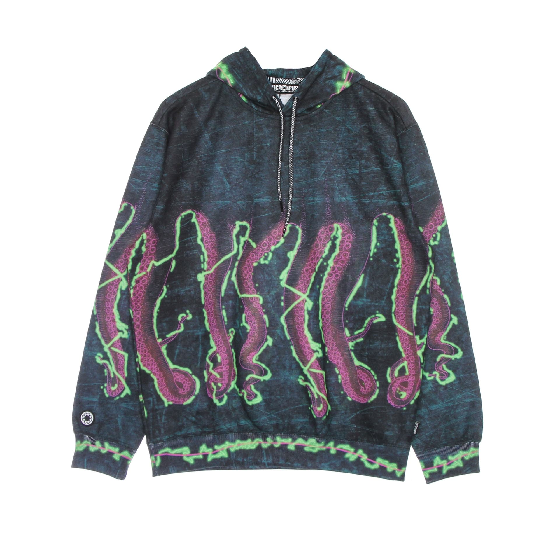 OCTOPUS Felpa Leggera Cappuccio Uomo Shake Hoodie Black – giacca