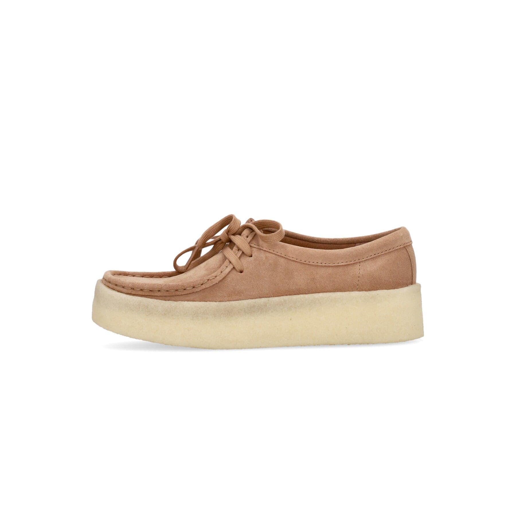 CLARKS Scarpa Lifestyle Donna W Wallabee Cup Warm Beige - 8