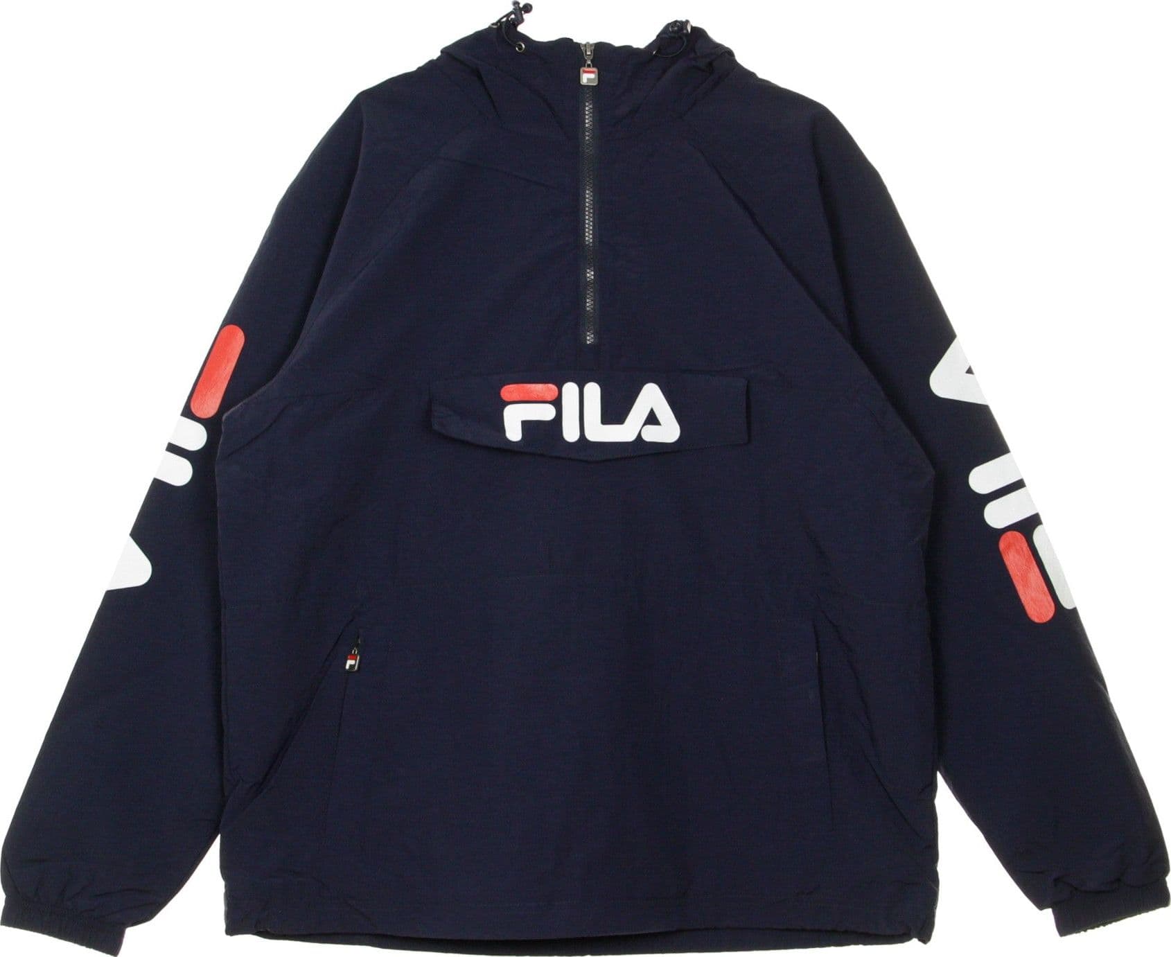 FILA Giacca a Vento Infilabile Uomo Ladislaus Black Iris – elegante