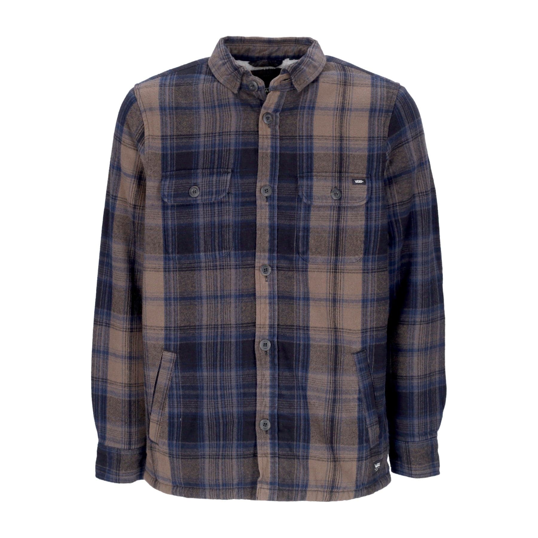 VANS Camicia Imbottita Uomo Howard L/s Woven Shirt Black/canteen - 4