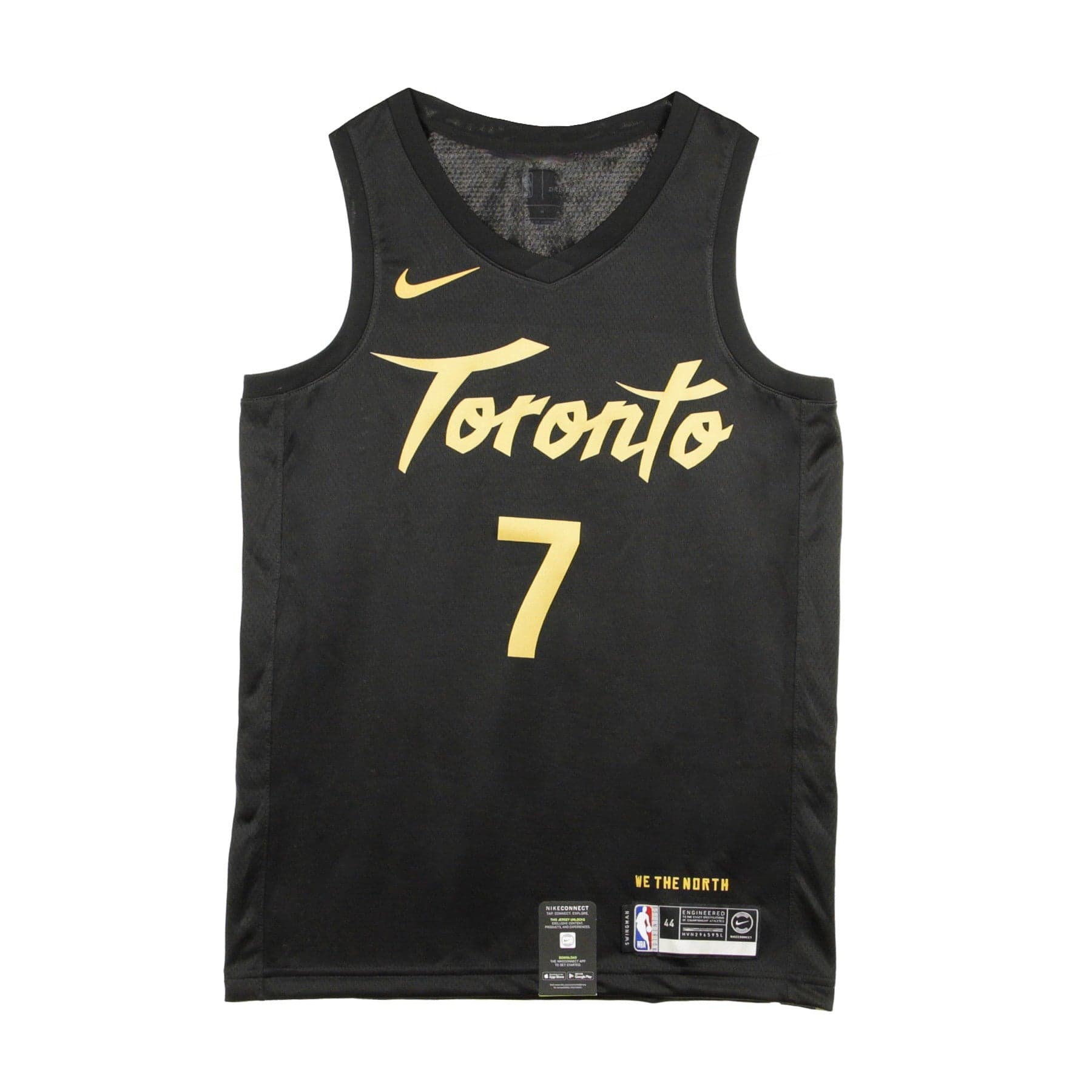 NIKE NBA Canotta Basket Uomo Nba Swingman Jersey City Edition No 7 Kyle Lowry Torrap Black - 5