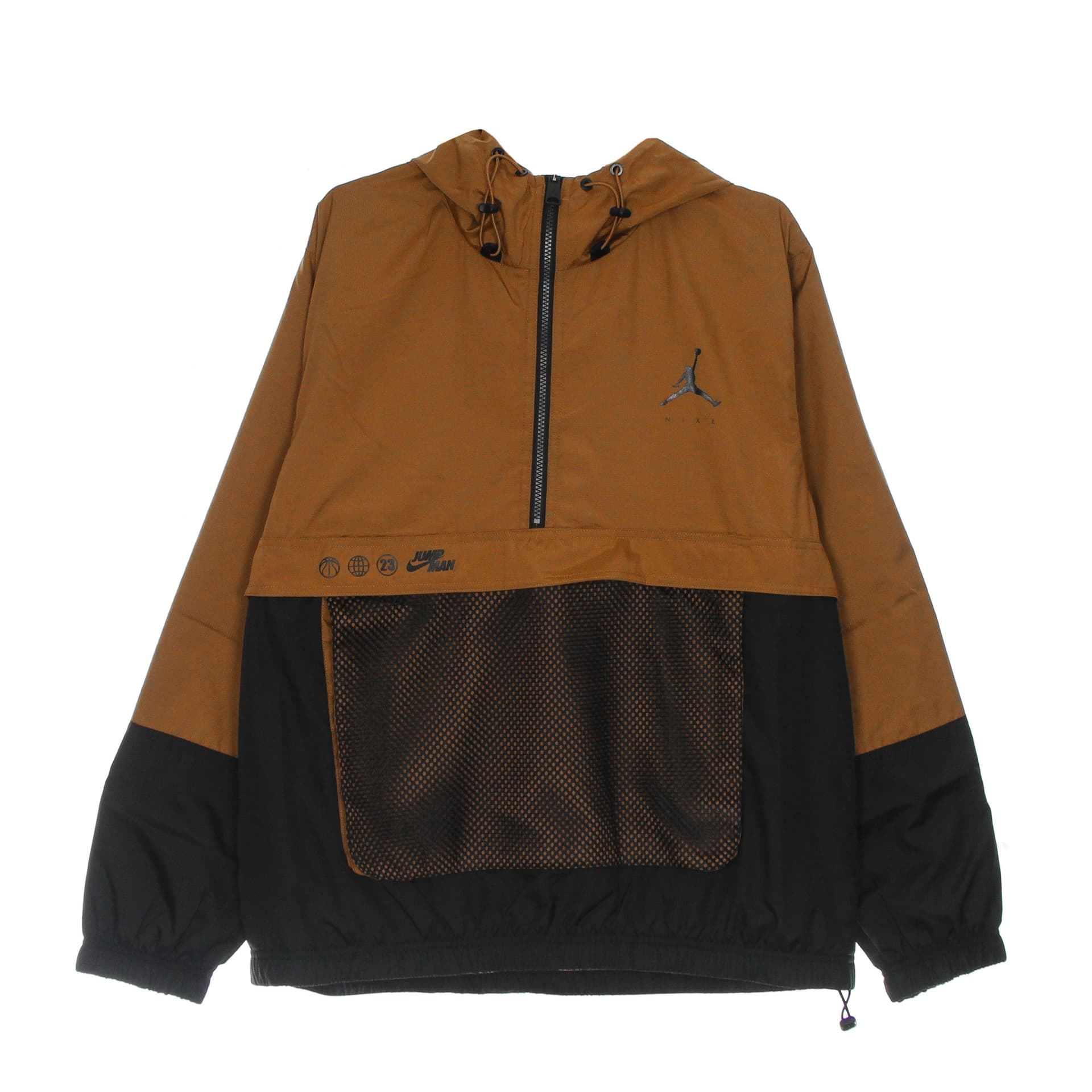 JORDAN Giacca Tuta Cappuccio Uomo Jumpman Statement Suit Jacket Desert Bronze/black - 5