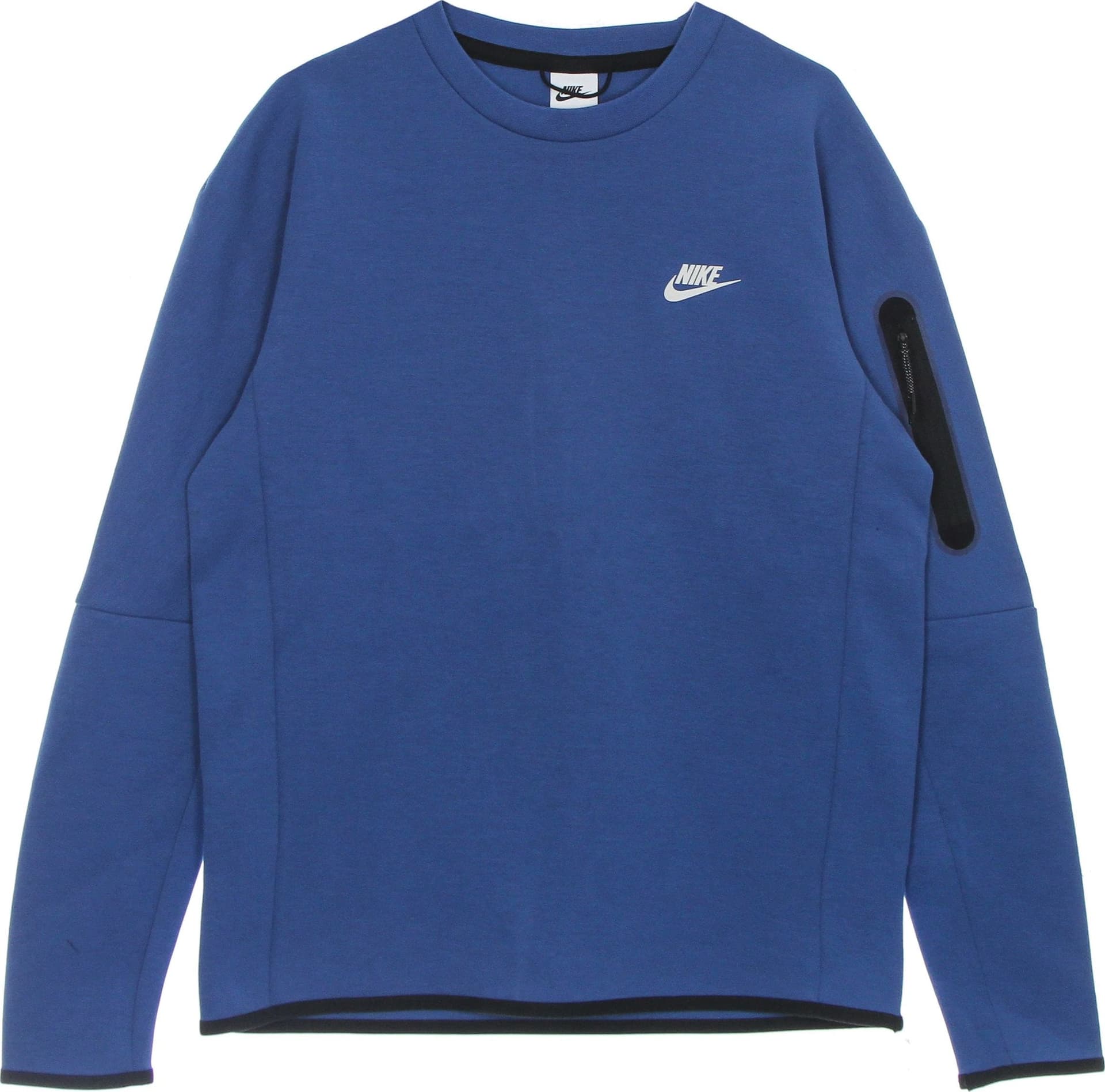 Nike Felpa Leggera Girocollo Uomo Sportswear Tech Fleece Dk Marina Blue/light Bone – XL – giacca