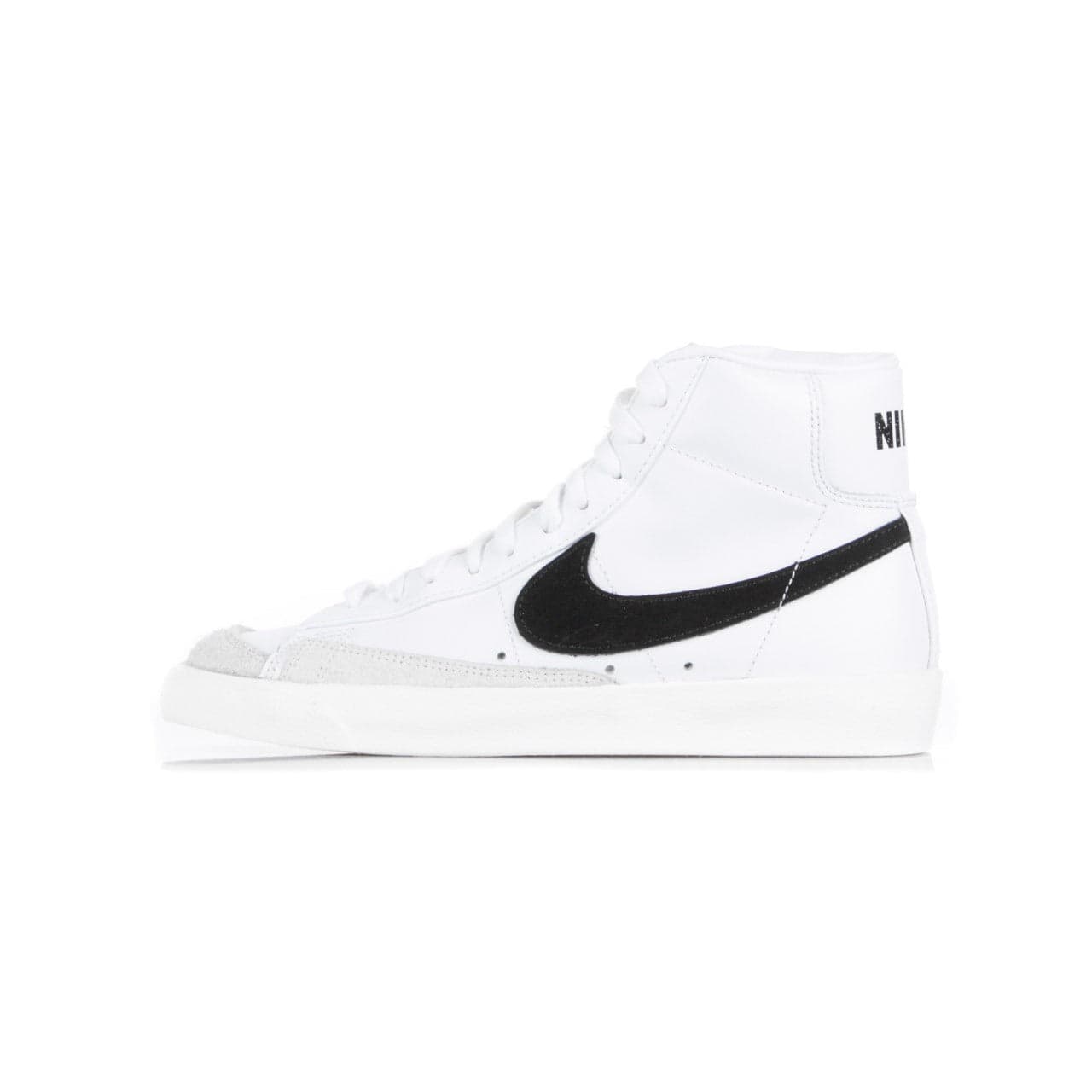 Nike Scarpa Alta Uomo Blazer Mid 77 Vintage White/black - 13