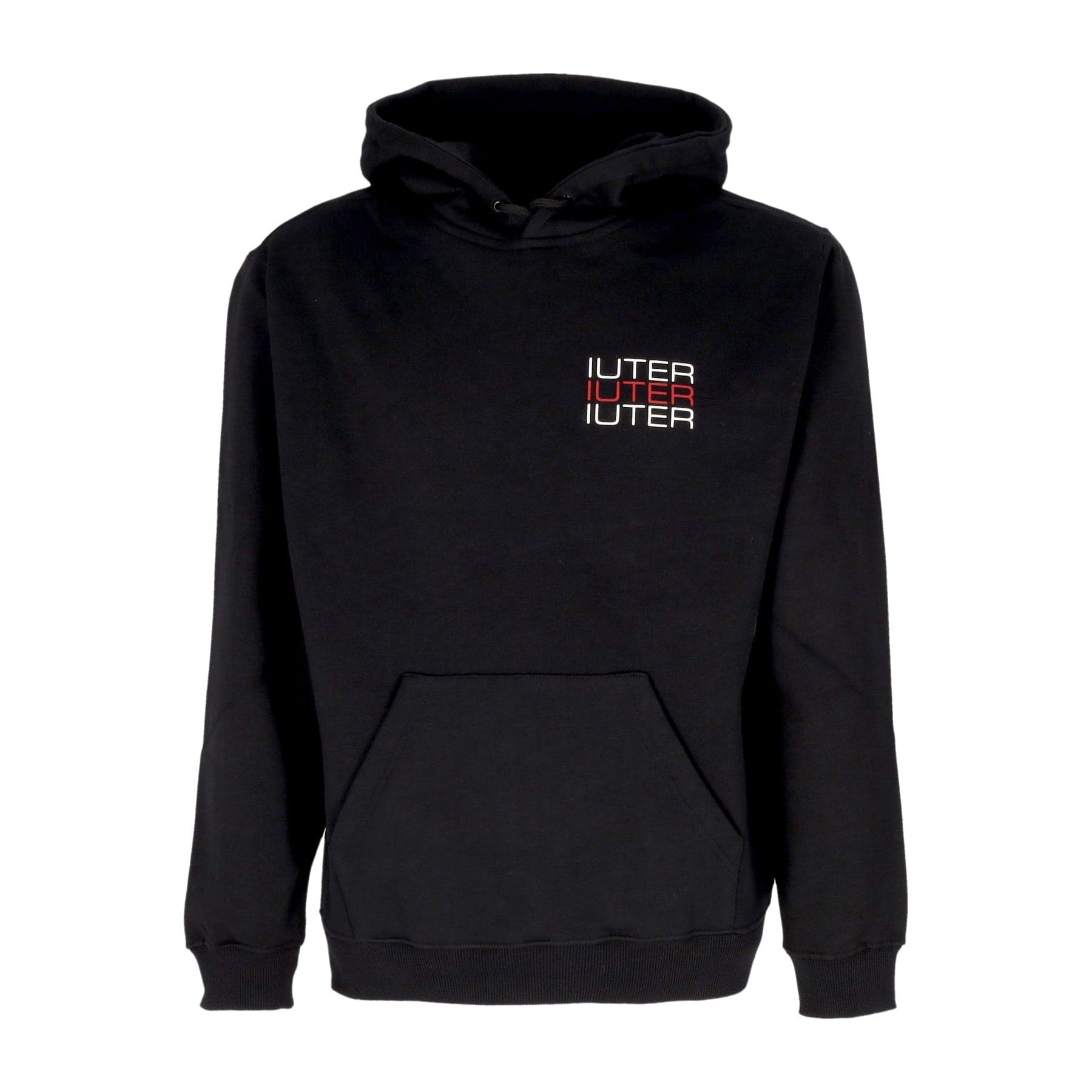IUTER Felpa Cappuccio Uomo Spine Skulls Hoodie Black - 4