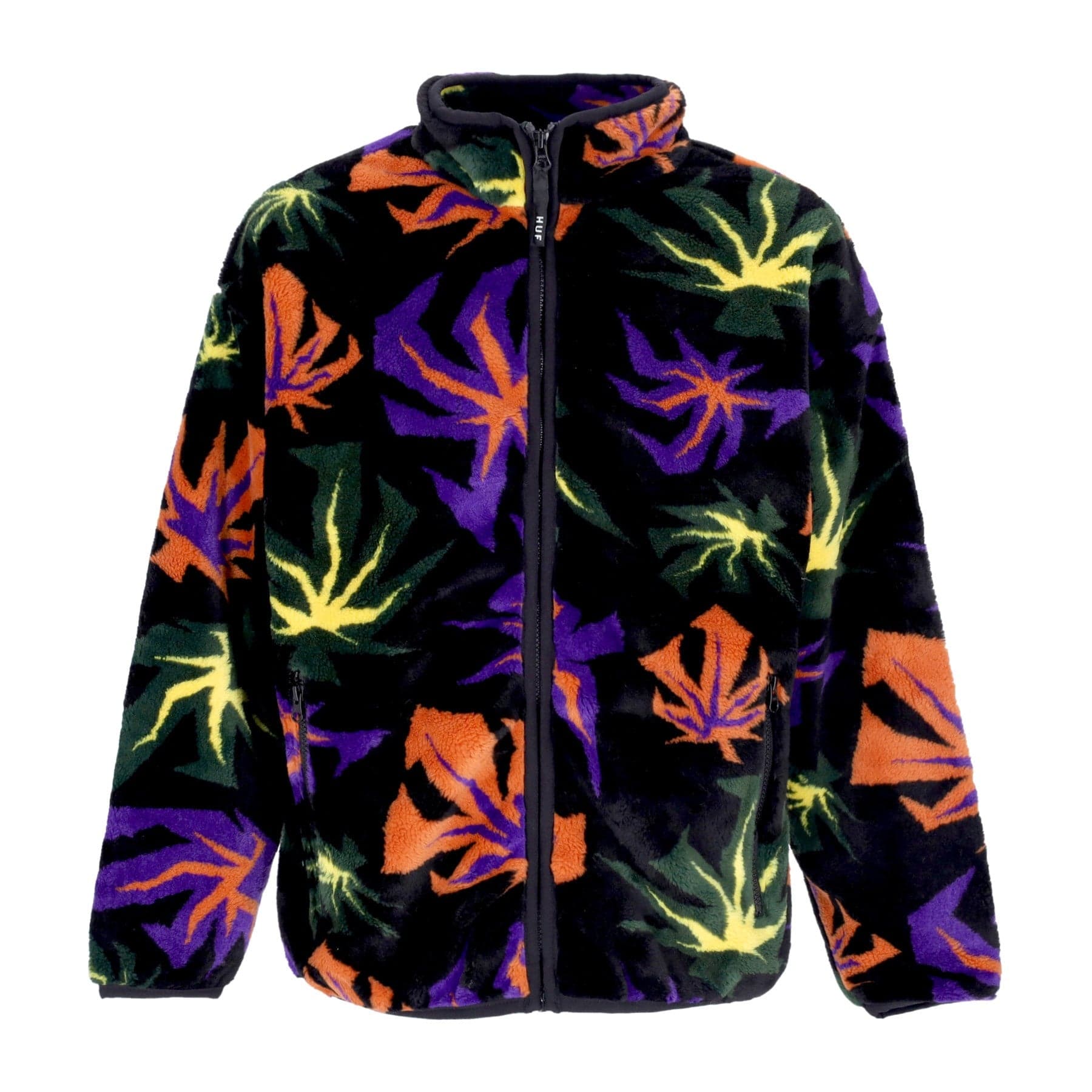 HUF Orsetto Uomo Lowell Jacquard Sherpa Zip Multi - 5