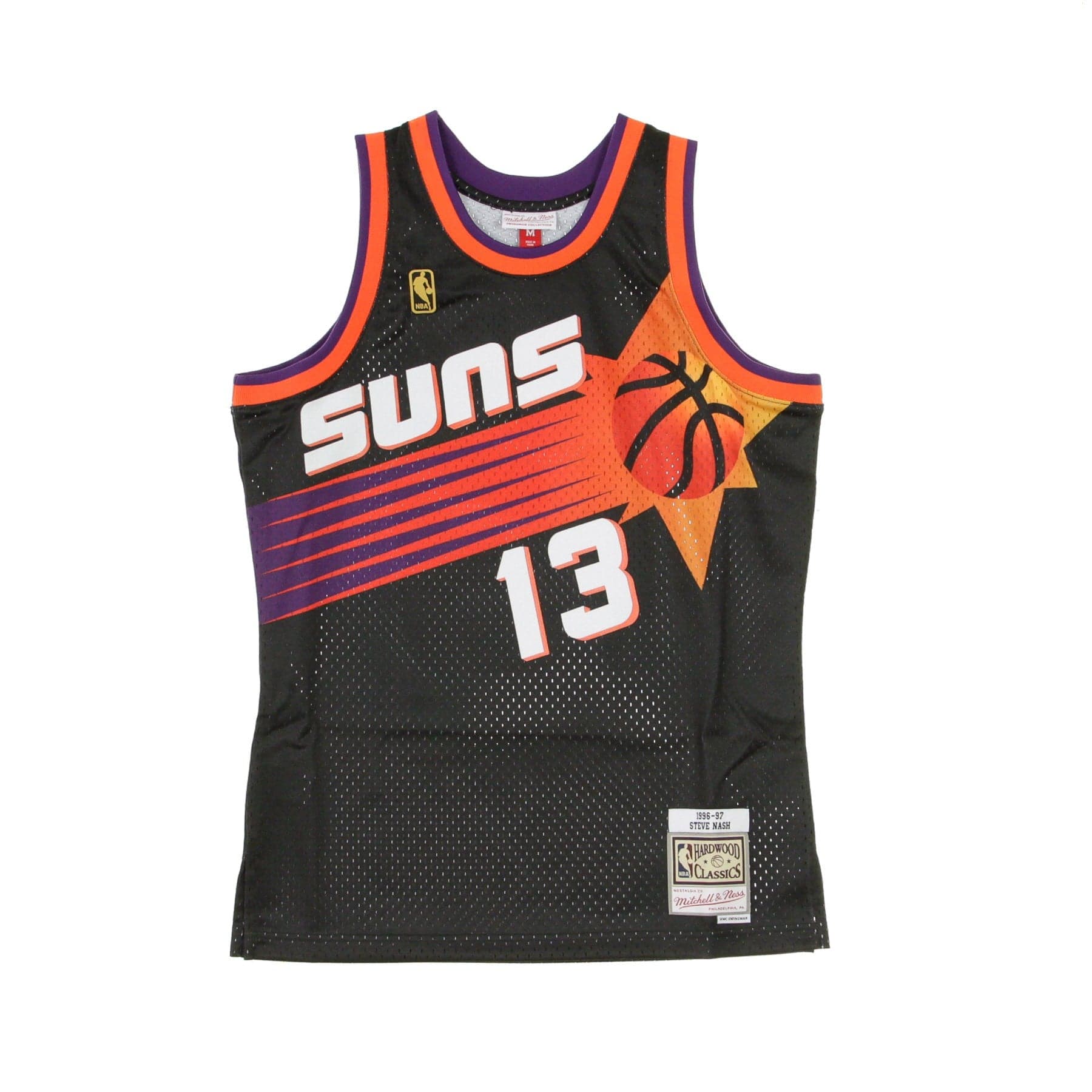 MITCHELL &amp; NESS Canotta Basket Uomo Nba Swingman Jersey Hardwood Classics No 13 Steve Nash 1996-97 Phosun Alternate Original Team Colors - 6