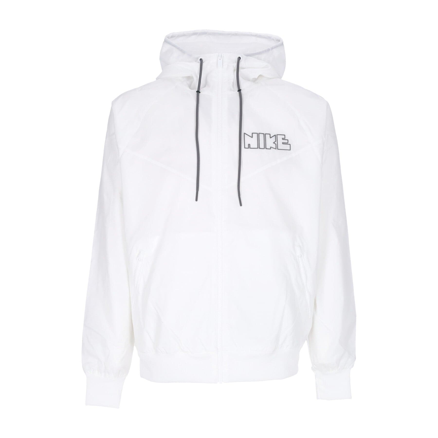 Nike Giacca a Vento Uomo Windrunner Woven Lined Jacket White/white/white/iron Grey - 4