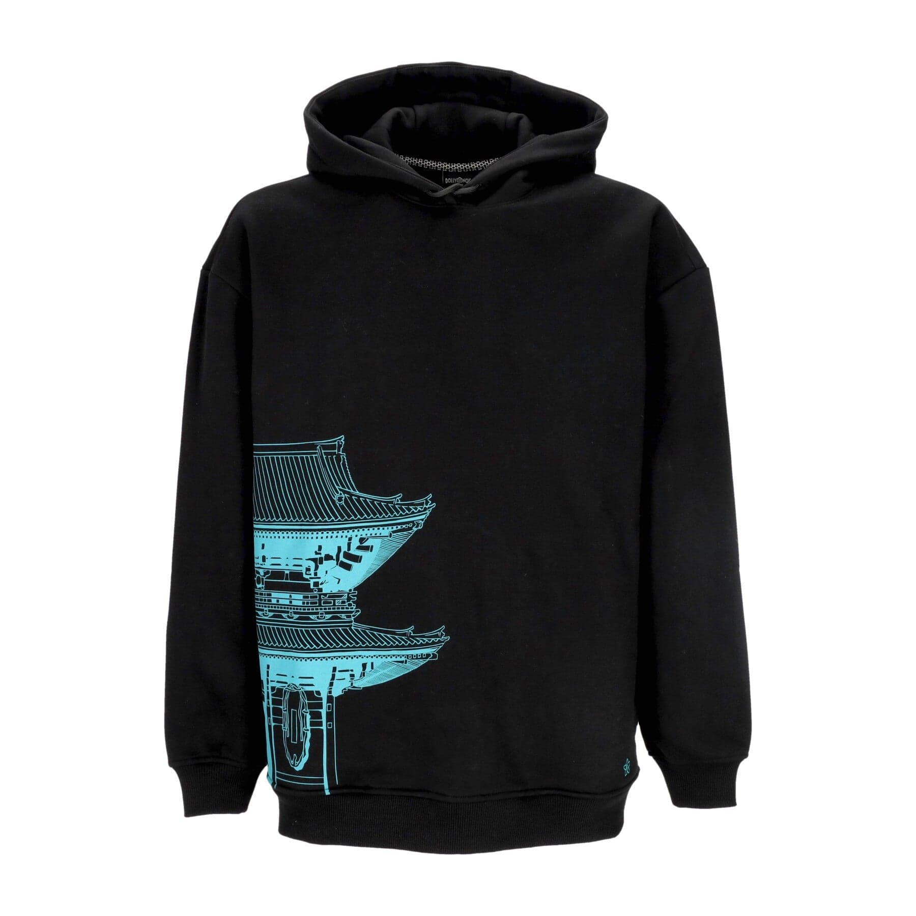 DOLLY NOIRE Felpa Cappuccio Uomo Bench Tokyo Over Hoodie Black - 3