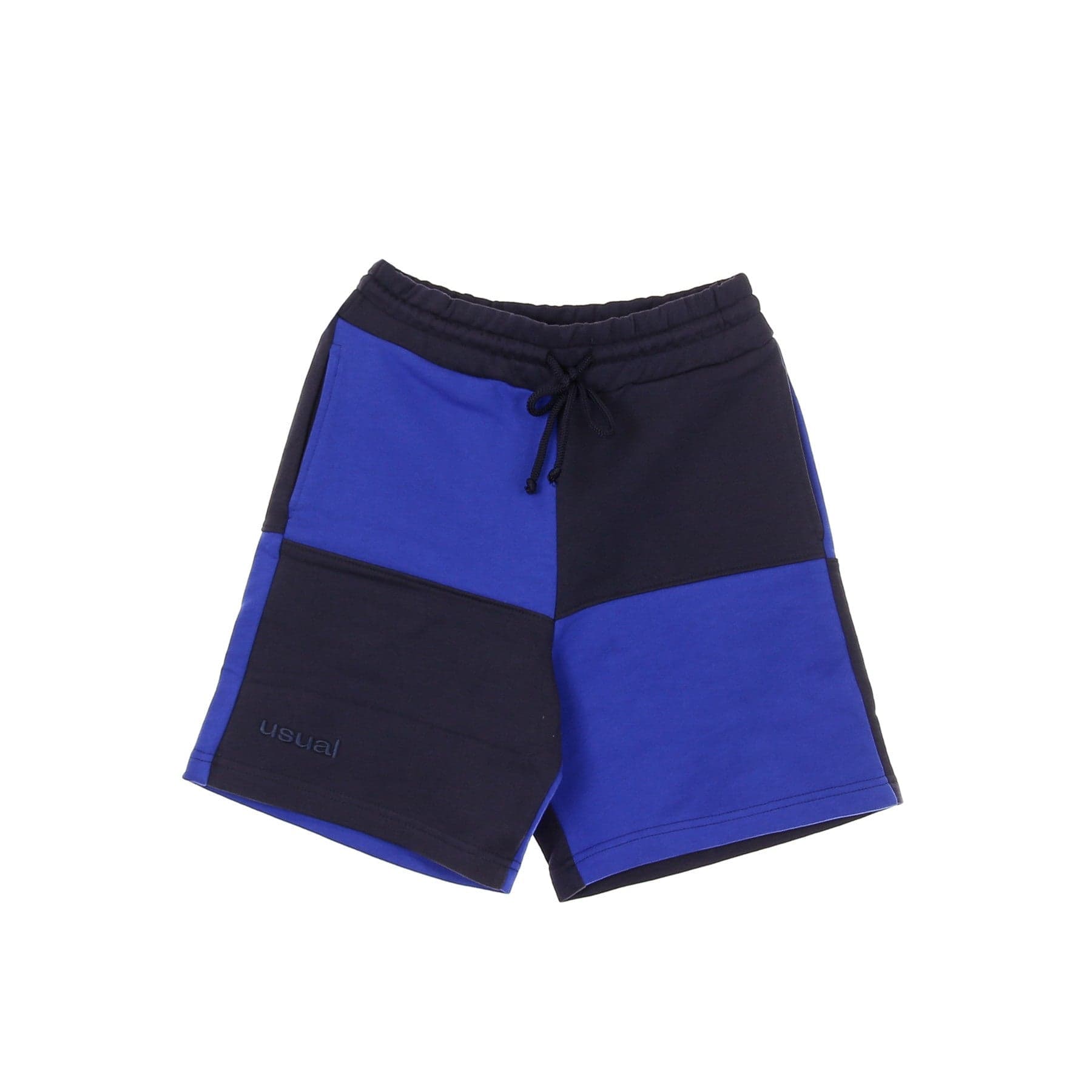USUAL Pantalone Corto Tuta Uomo Bigcheck Short Blue/black - 5